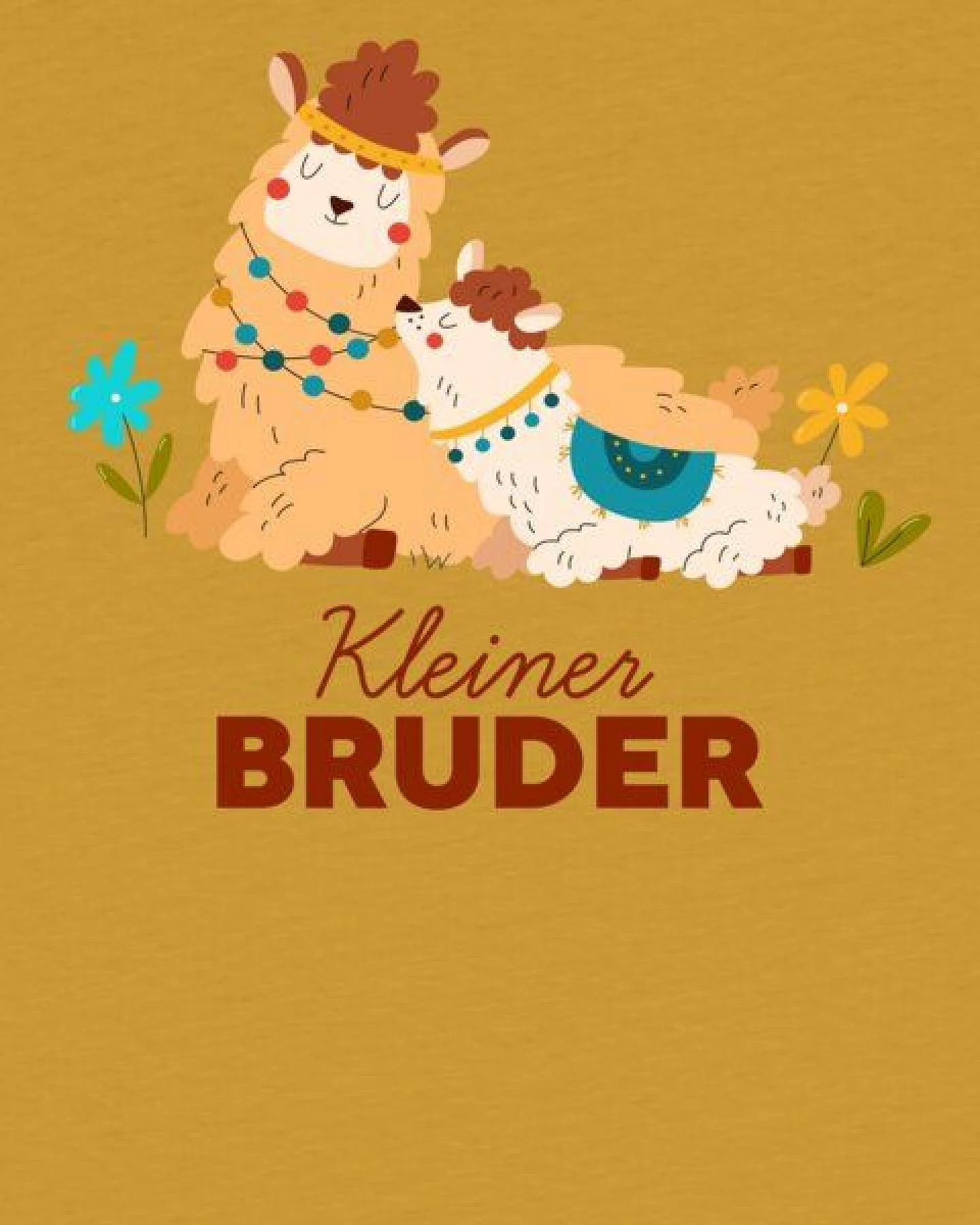 watabout.kids T-Shirt Kinder Lama Kleiner Bruder – Ansicht 2