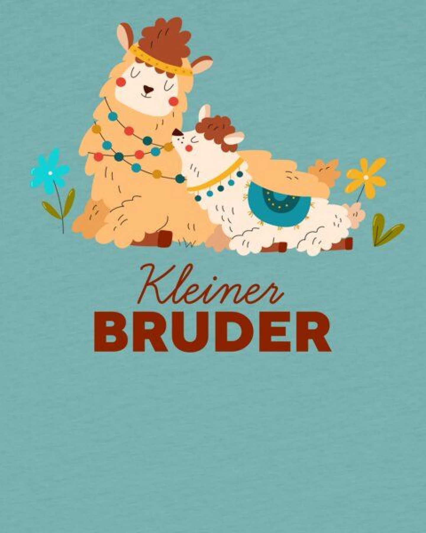 watabout.kids T-Shirt Kinder Lama Kleiner Bruder – Ansicht 2