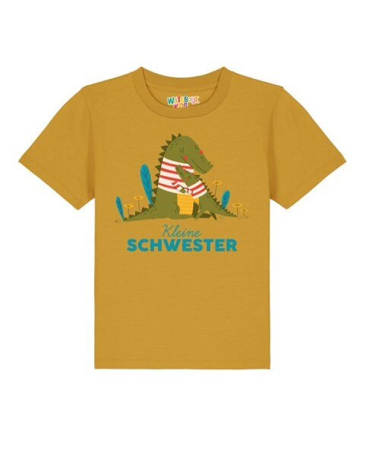 watabout.kids T-Shirt Kinder Krokodil Kleine Schwester