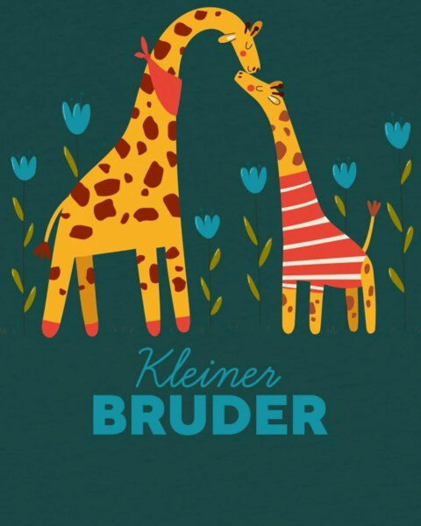 watabout.kids T-Shirt Kinder Giraffe Kleiner Bruder – Ansicht 2
