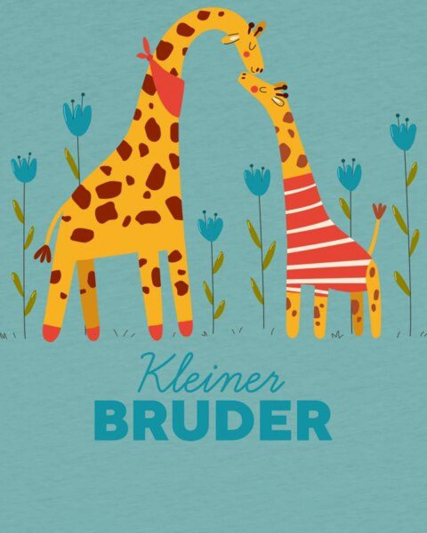 watabout.kids T-Shirt Kinder Giraffe Kleiner Bruder – Ansicht 2