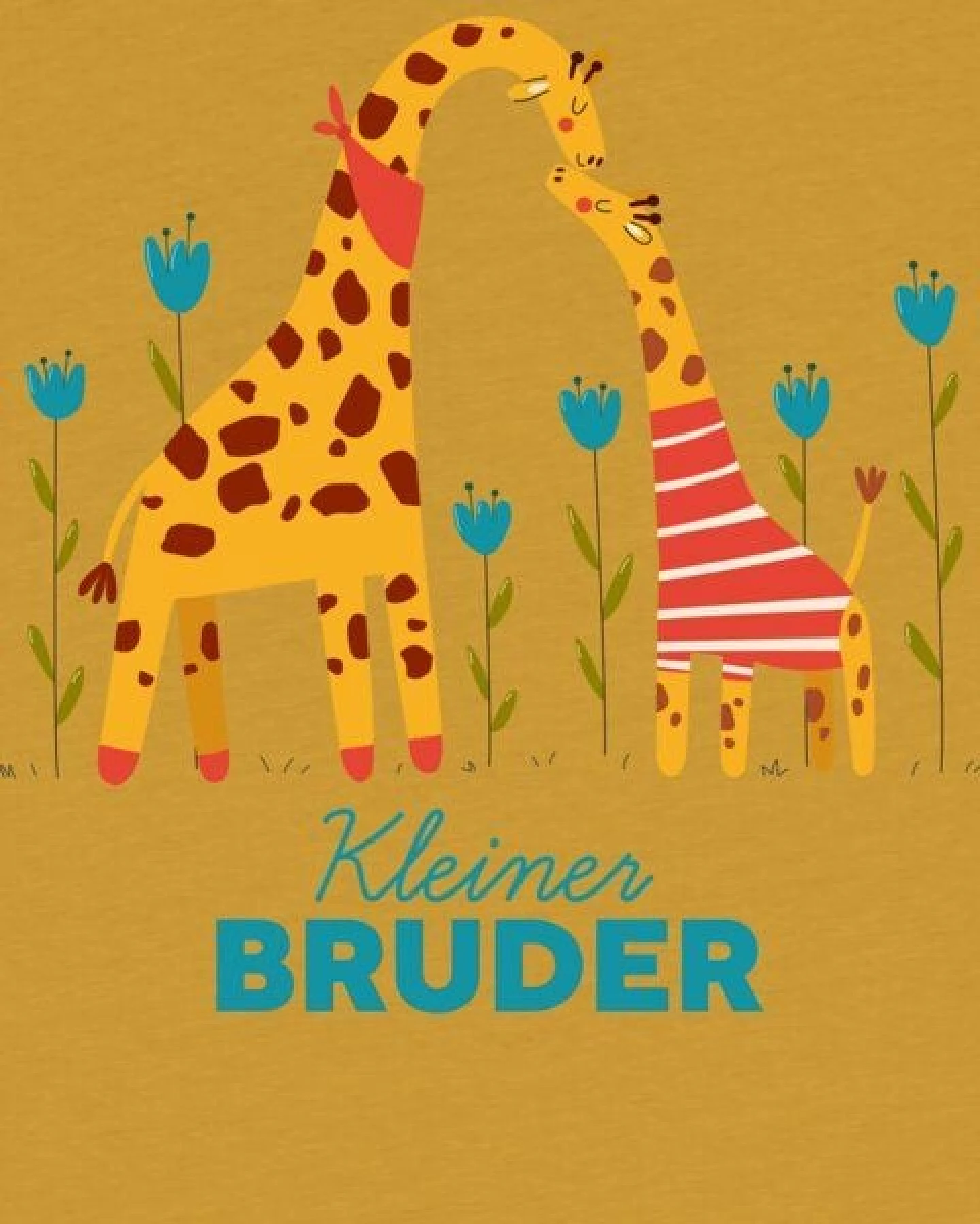 watabout.kids T-Shirt Kinder Giraffe Kleiner Bruder – Ansicht 2