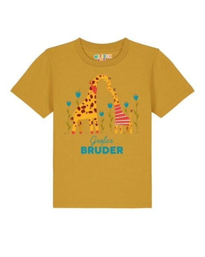 watabout.kids T-Shirt Kinder Giraffe Großer Bruder