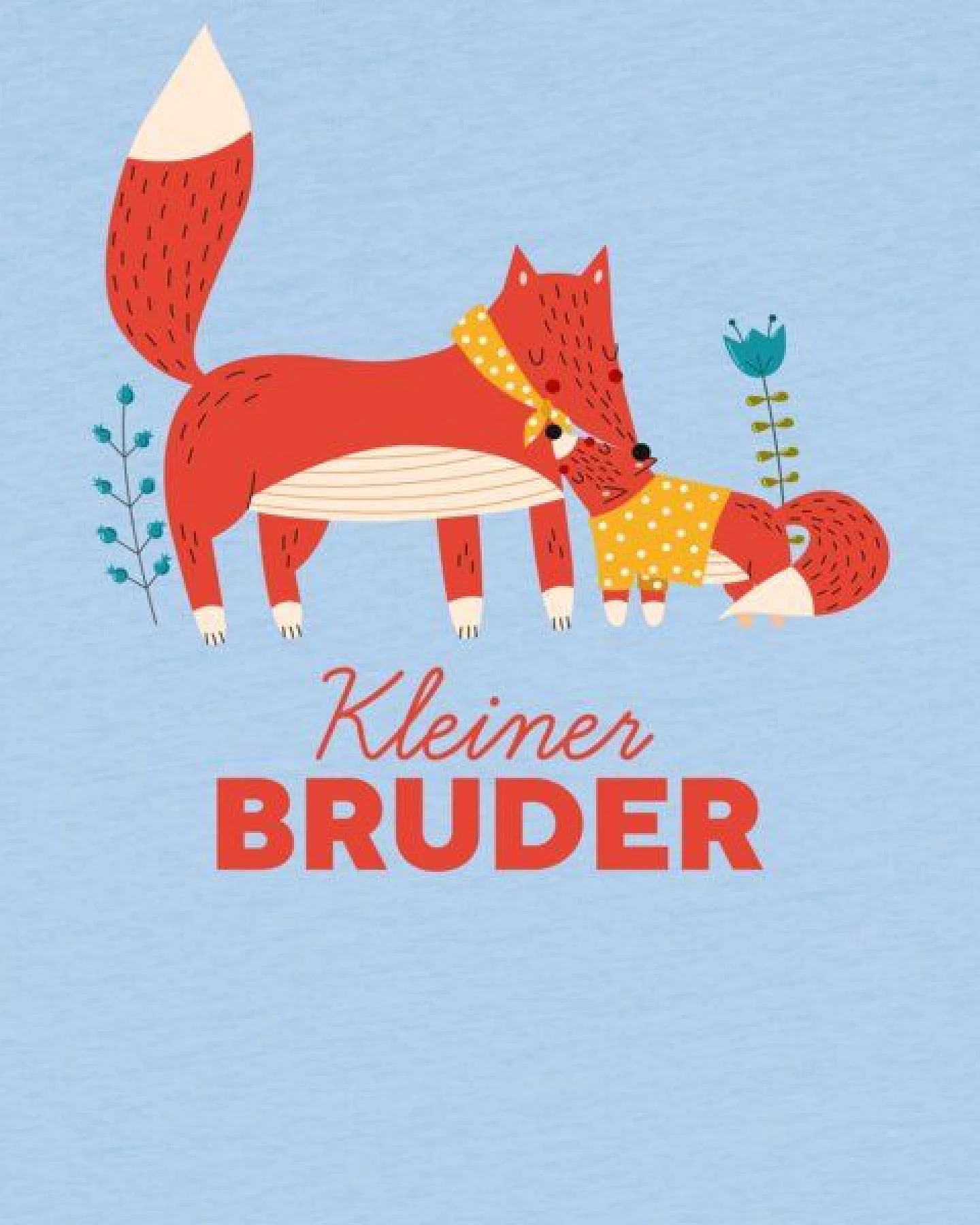 watabout.kids T-Shirt Kinder Fuchs Kleiner Bruder – Ansicht 2