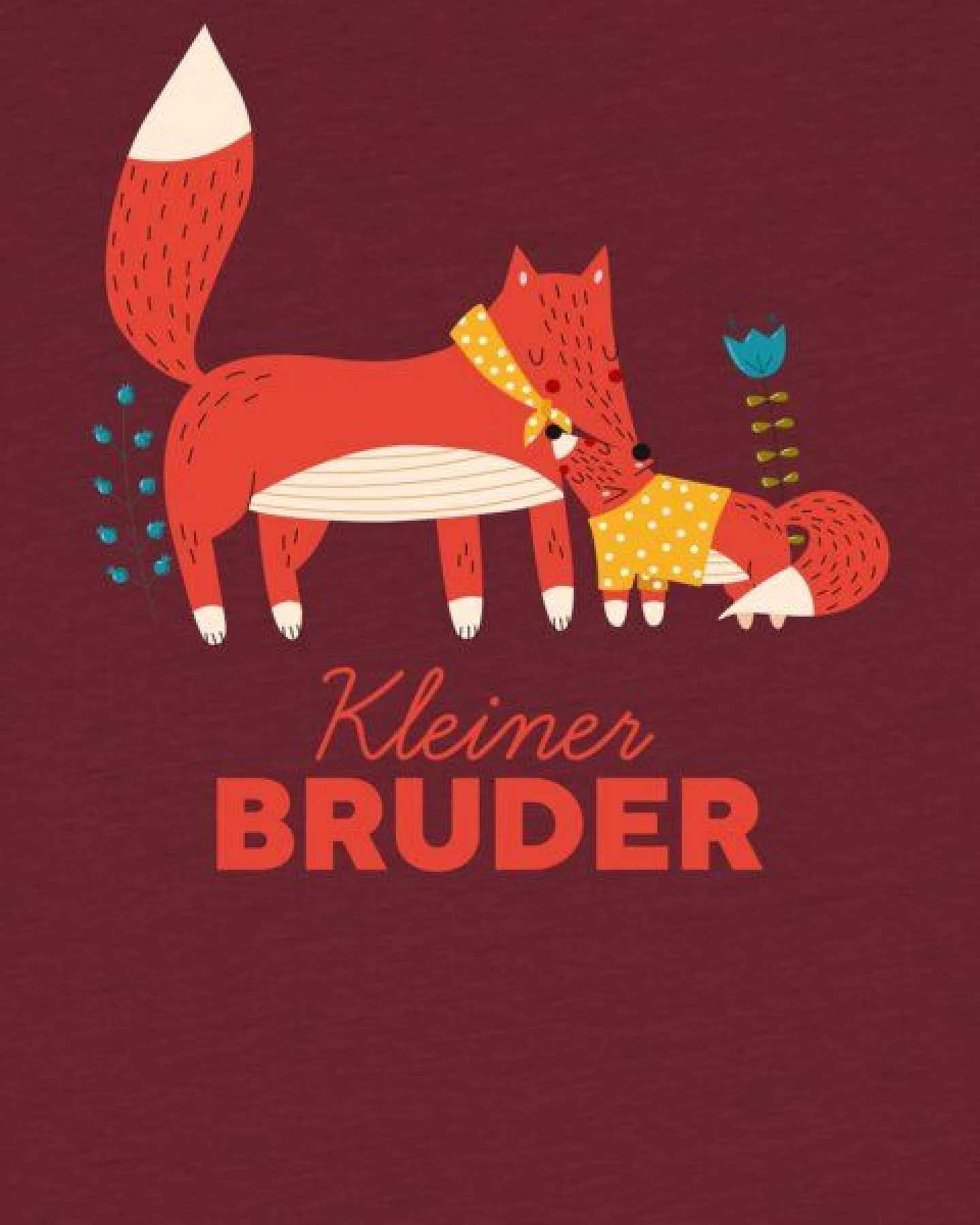 watabout.kids T-Shirt Kinder Fuchs Kleiner Bruder – Ansicht 2
