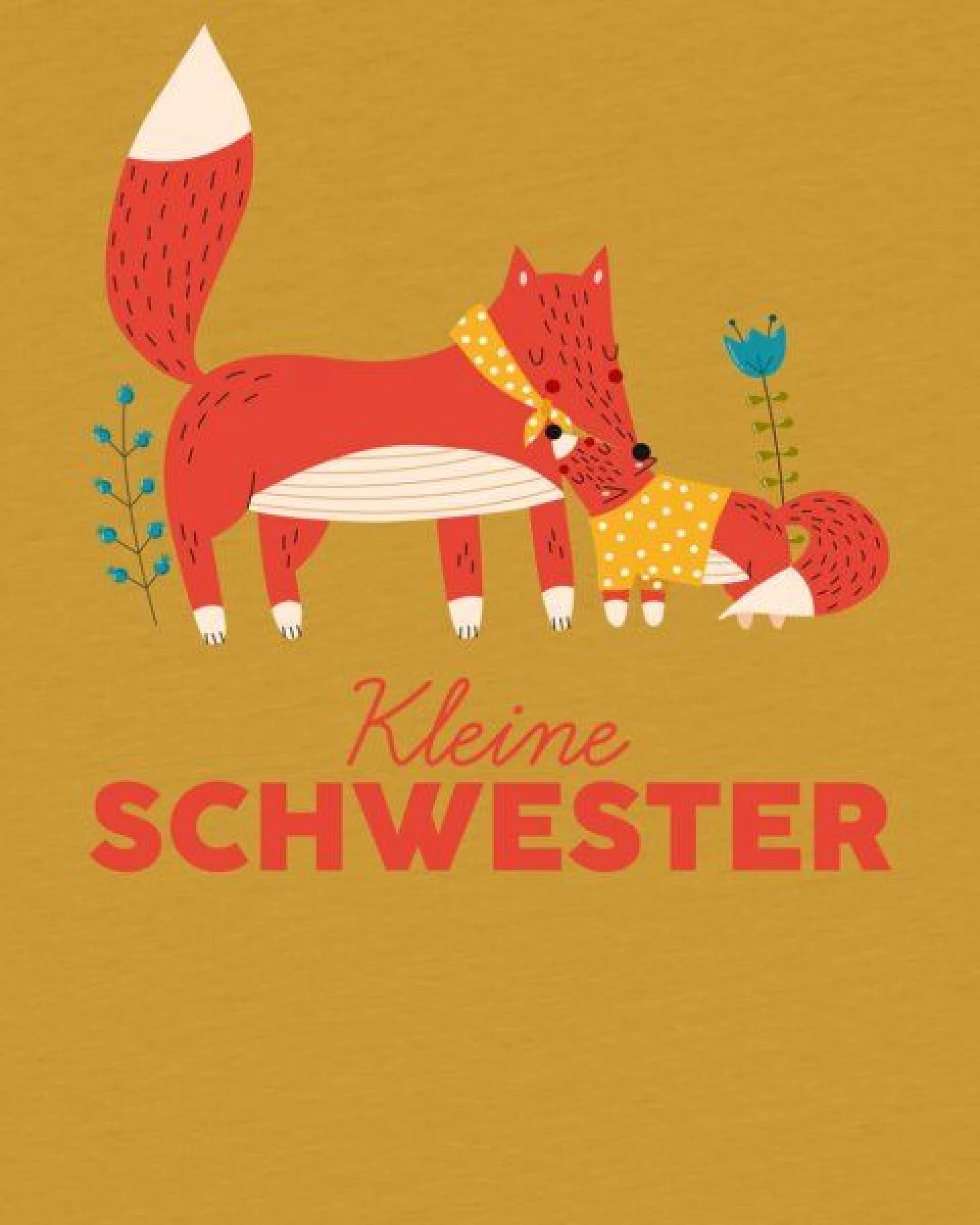 watabout.kids T-Shirt Kinder Fuchs Kleine Schwester – Ansicht 2