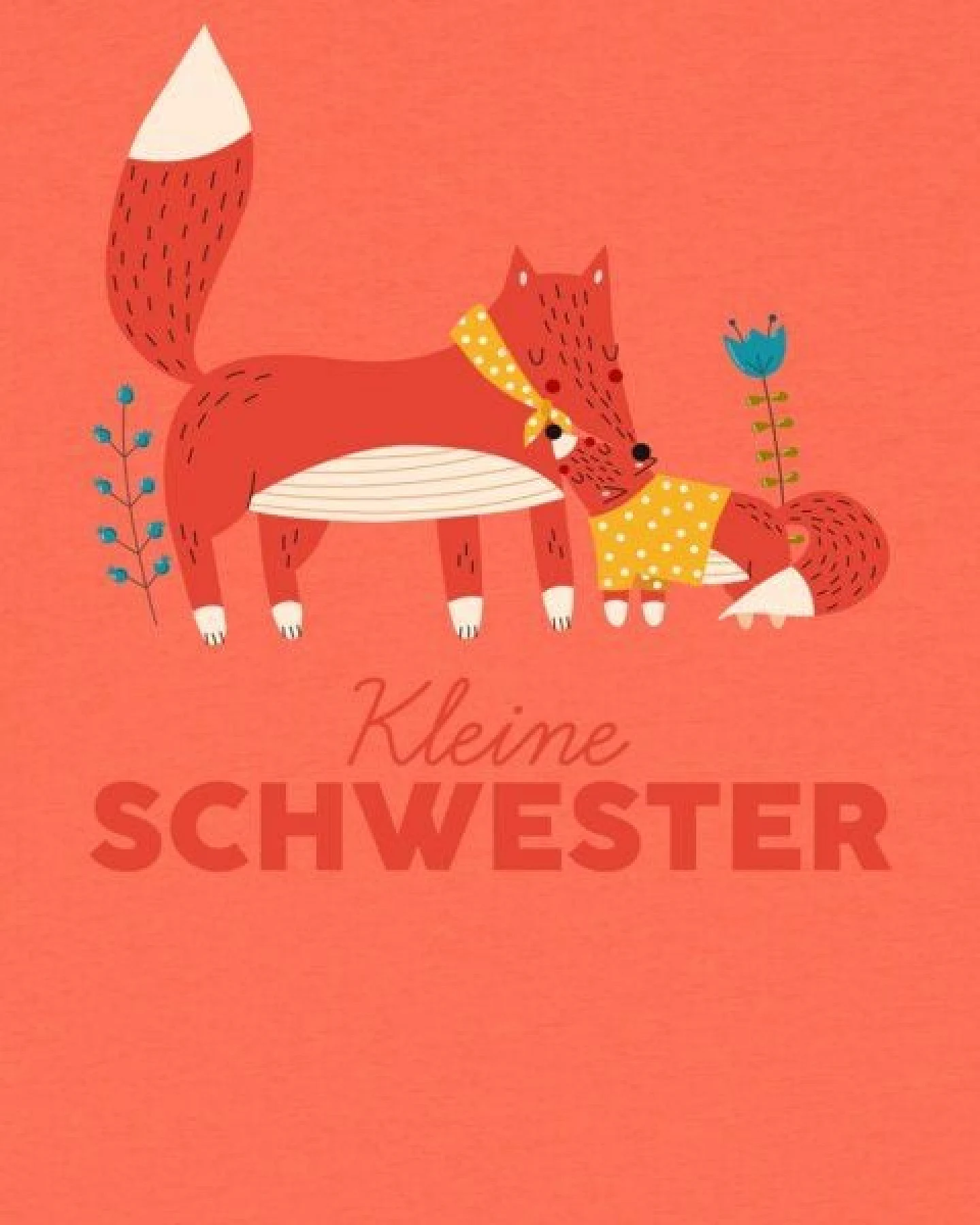watabout.kids T-Shirt Kinder Fuchs Kleine Schwester – Ansicht 2