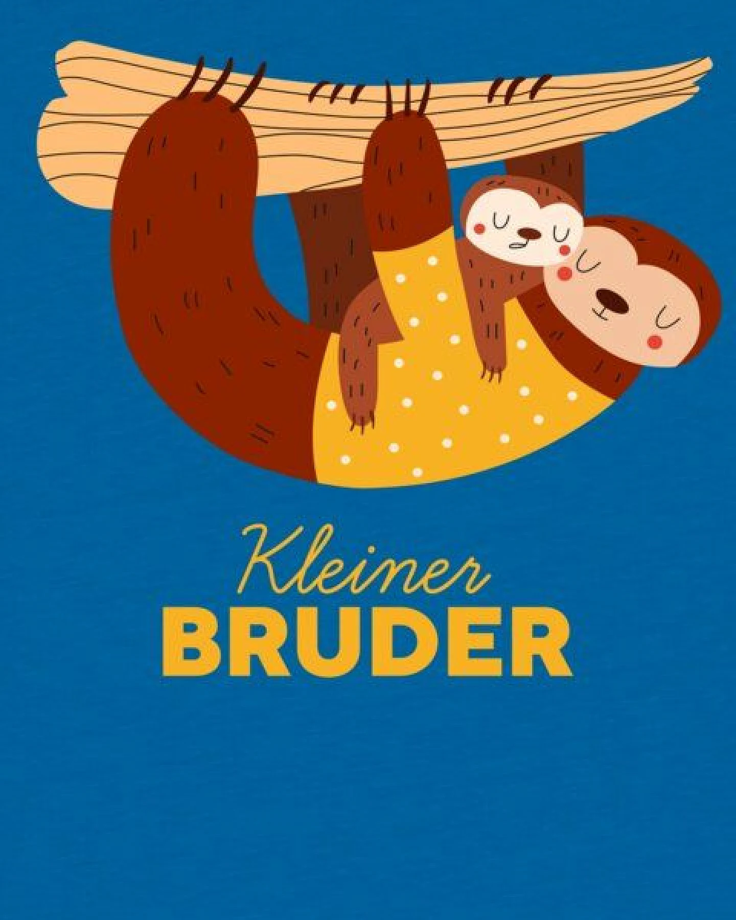 watabout.kids T-Shirt Kinder Faultier Kleiner Bruder – Ansicht 2