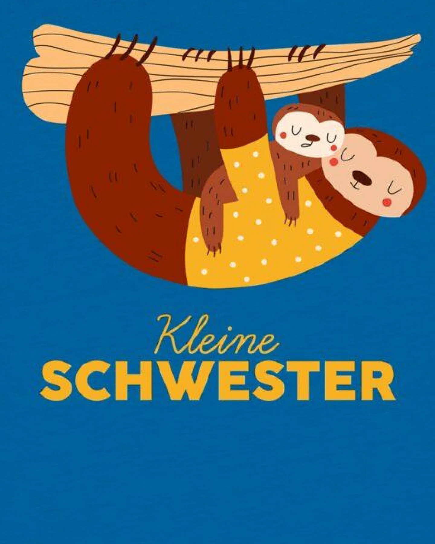 watabout.kids T-Shirt Kinder Faultier Kleine Schwester – Ansicht 2
