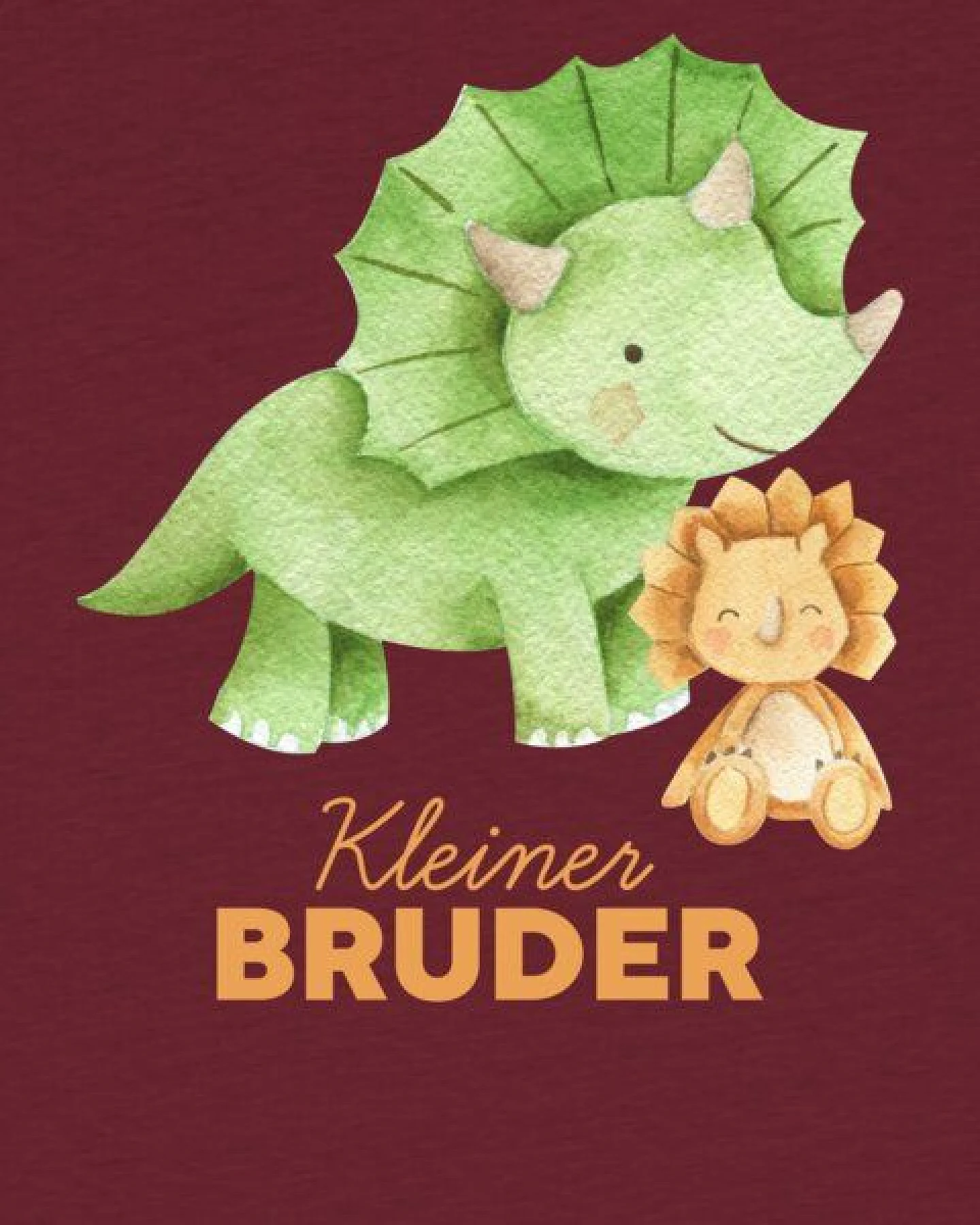 watabout.kids T-Shirt Kinder Dinosaurier 07 Kleiner Bruder – Ansicht 2