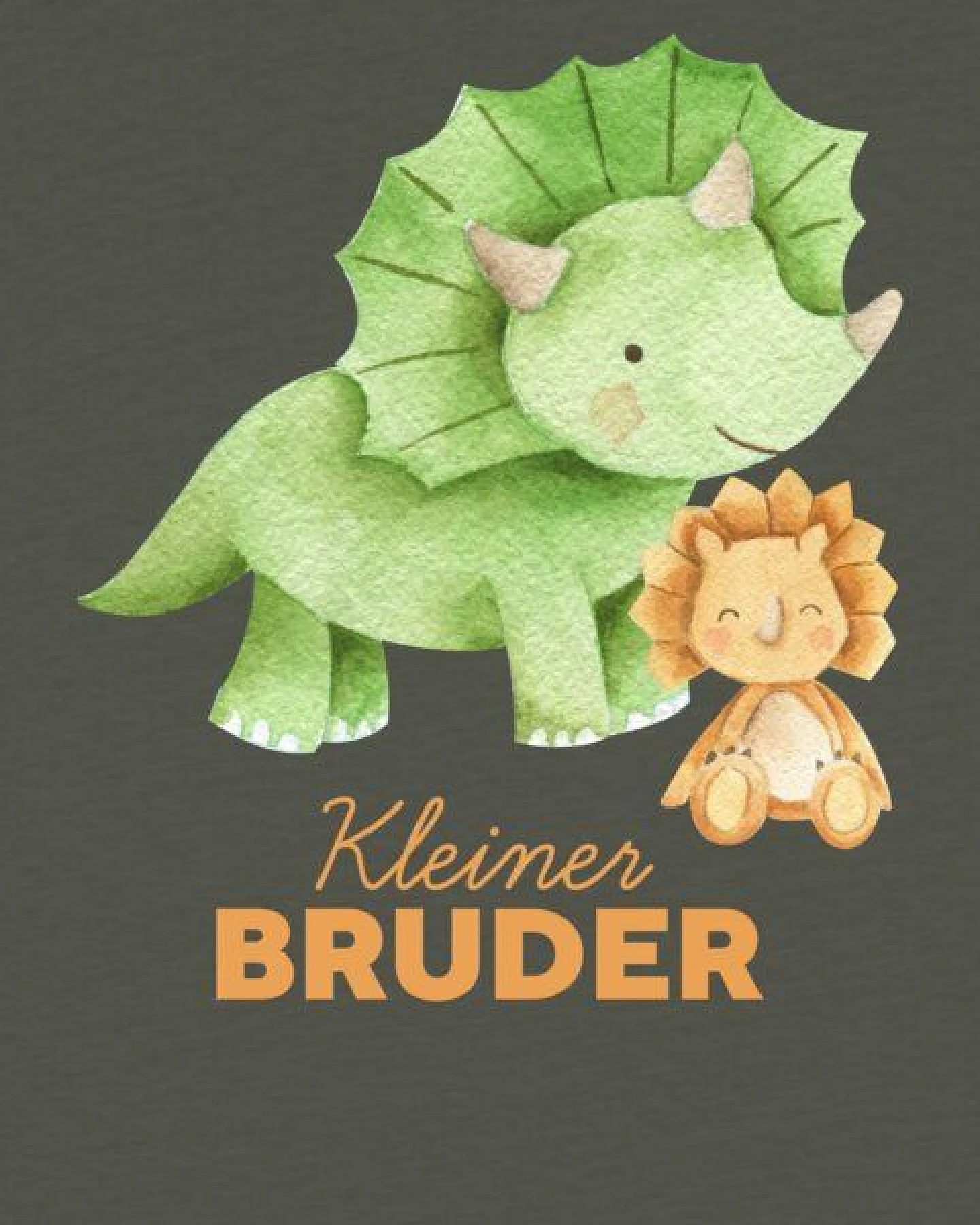 watabout.kids T-Shirt Kinder Dinosaurier 07 Kleiner Bruder – Ansicht 2
