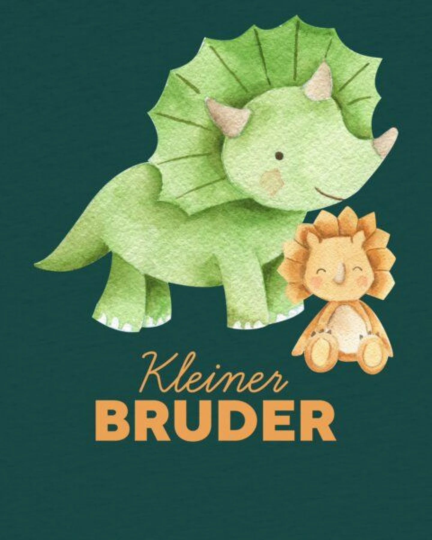 watabout.kids T-Shirt Kinder Dinosaurier 07 Kleiner Bruder – Ansicht 2
