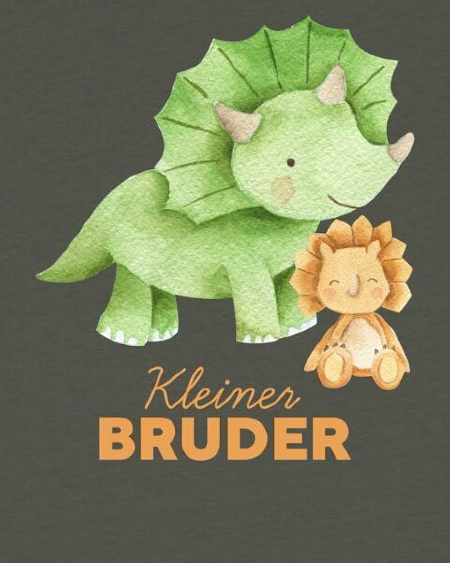 watabout.kids T-Shirt Kinder Dinosaurier 07 Kleiner Bruder – Ansicht 2