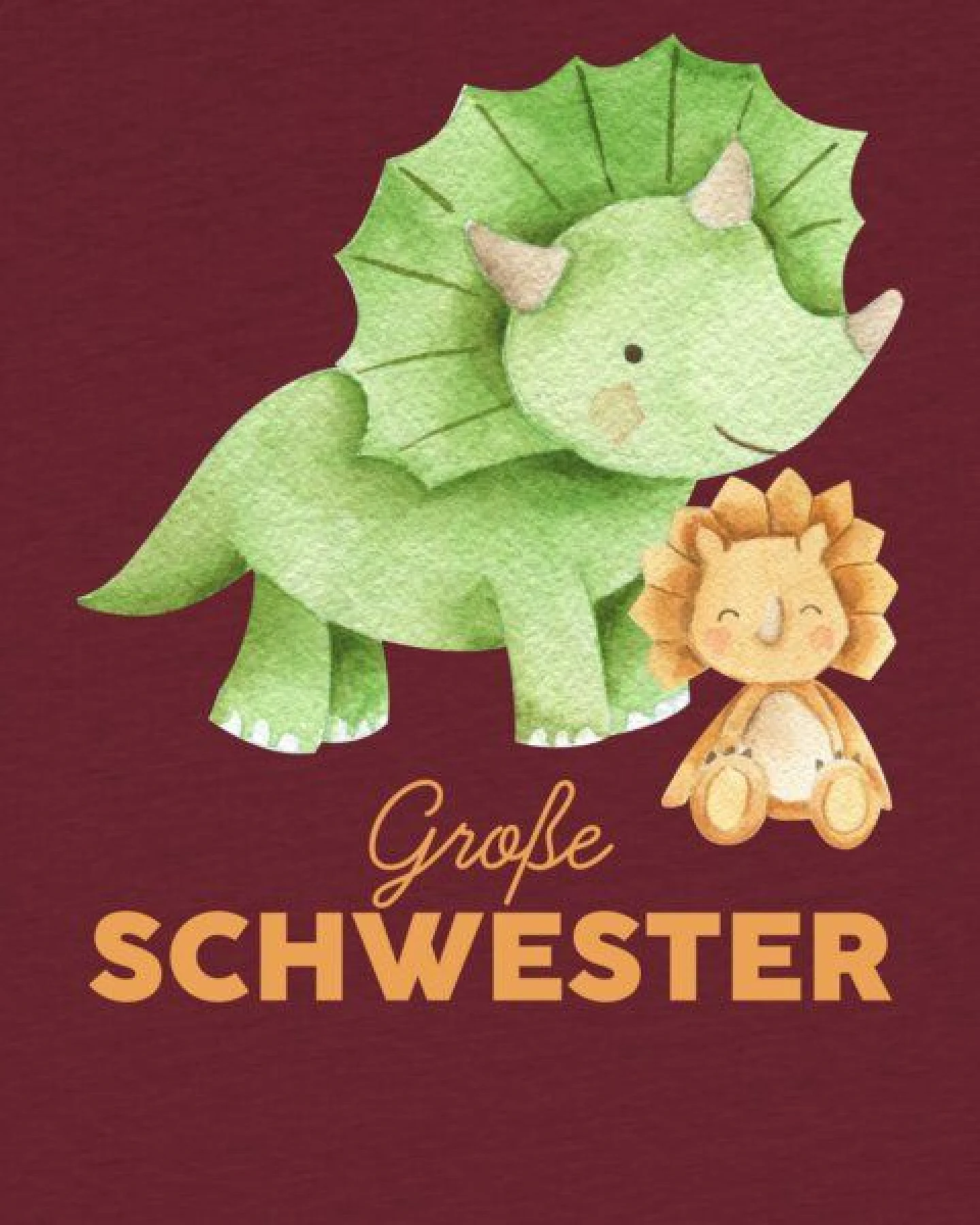 watabout.kids T-Shirt Kinder Dinosaurier 07 Große Schwester – Ansicht 2