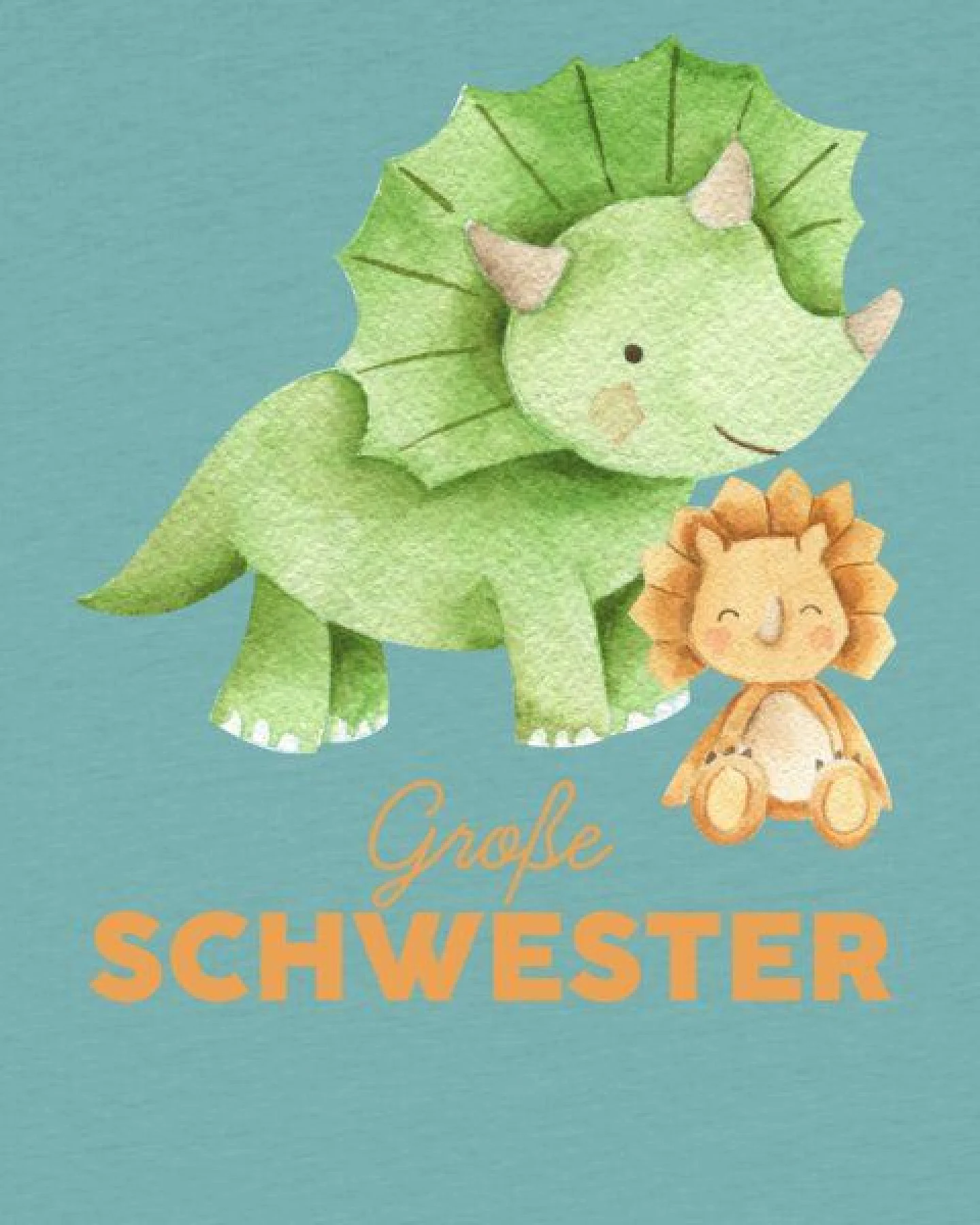 watabout.kids T-Shirt Kinder Dinosaurier 07 Große Schwester – Ansicht 2