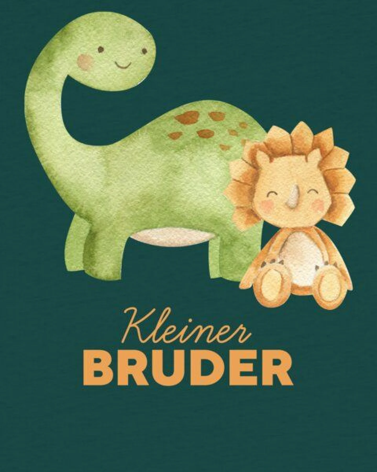 watabout.kids T-Shirt Kinder Dinosaurier 06 Kleiner Bruder – Ansicht 2