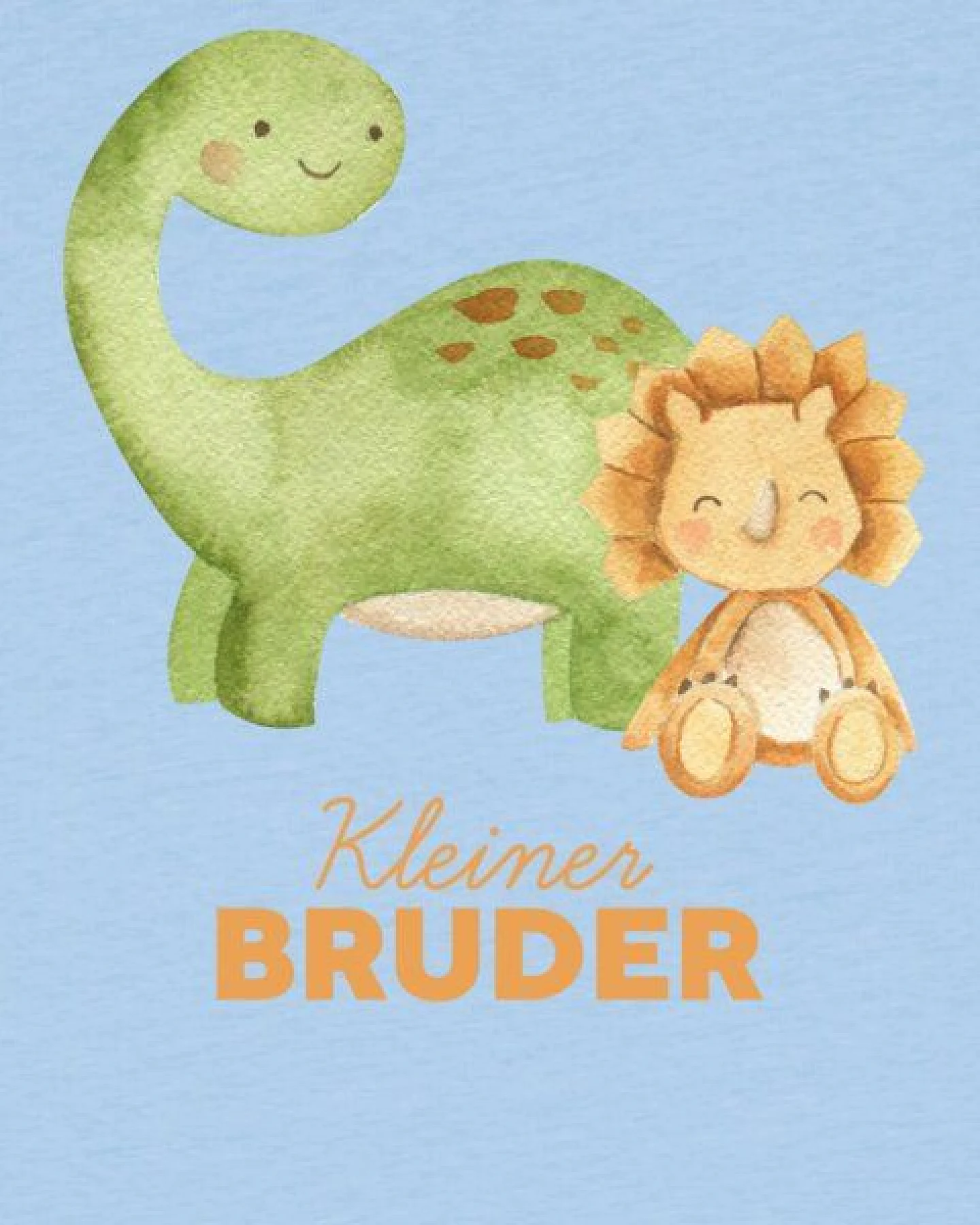 watabout.kids T-Shirt Kinder Dinosaurier 06 Kleiner Bruder – Ansicht 2