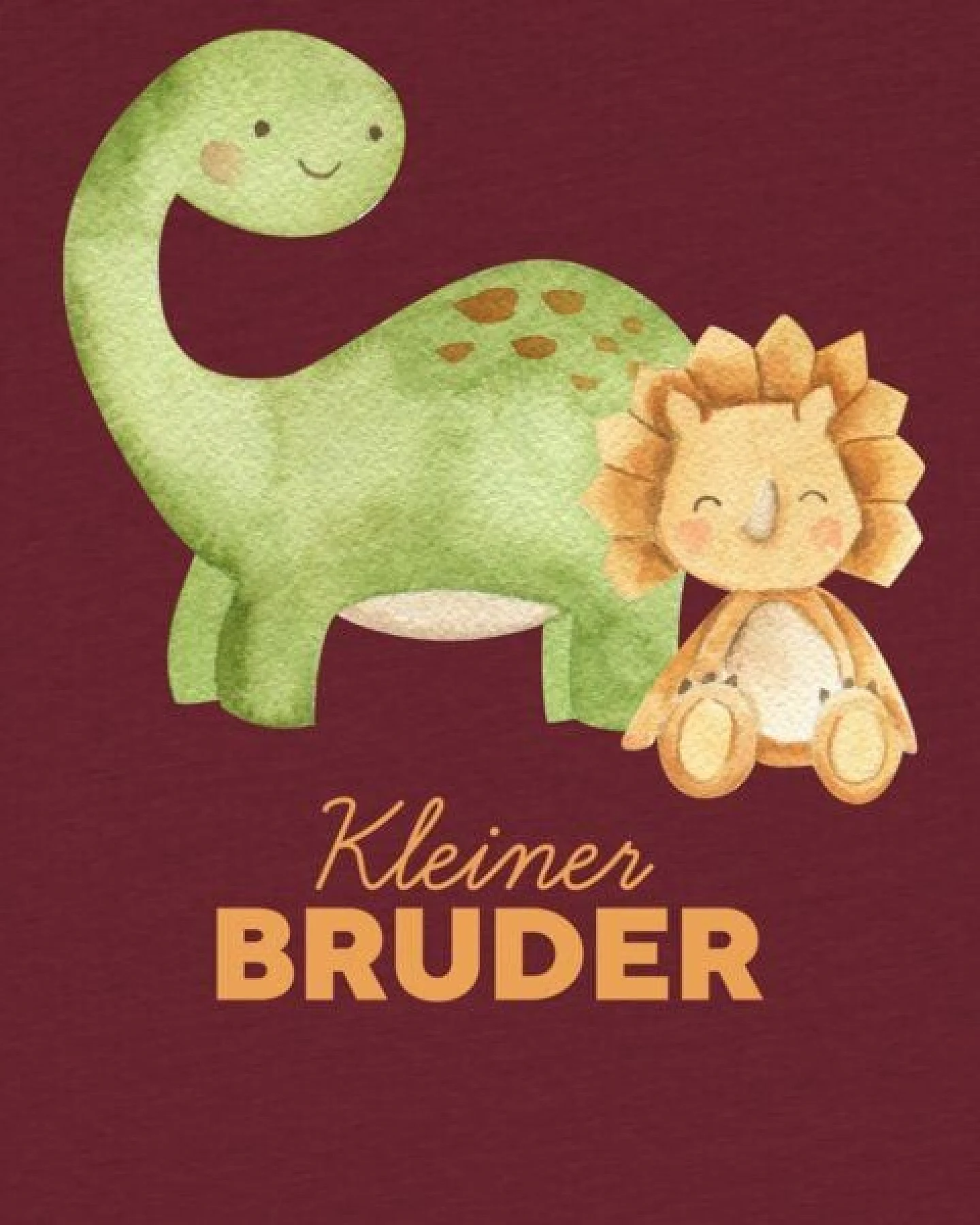 watabout.kids T-Shirt Kinder Dinosaurier 06 Kleiner Bruder – Ansicht 2