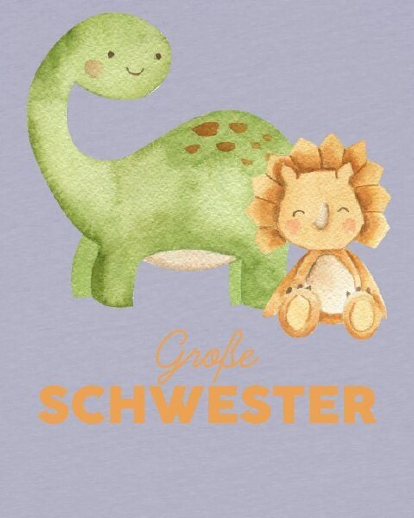 watabout.kids T-Shirt Kinder Dinosaurier 06 Große Schwester – Ansicht 2