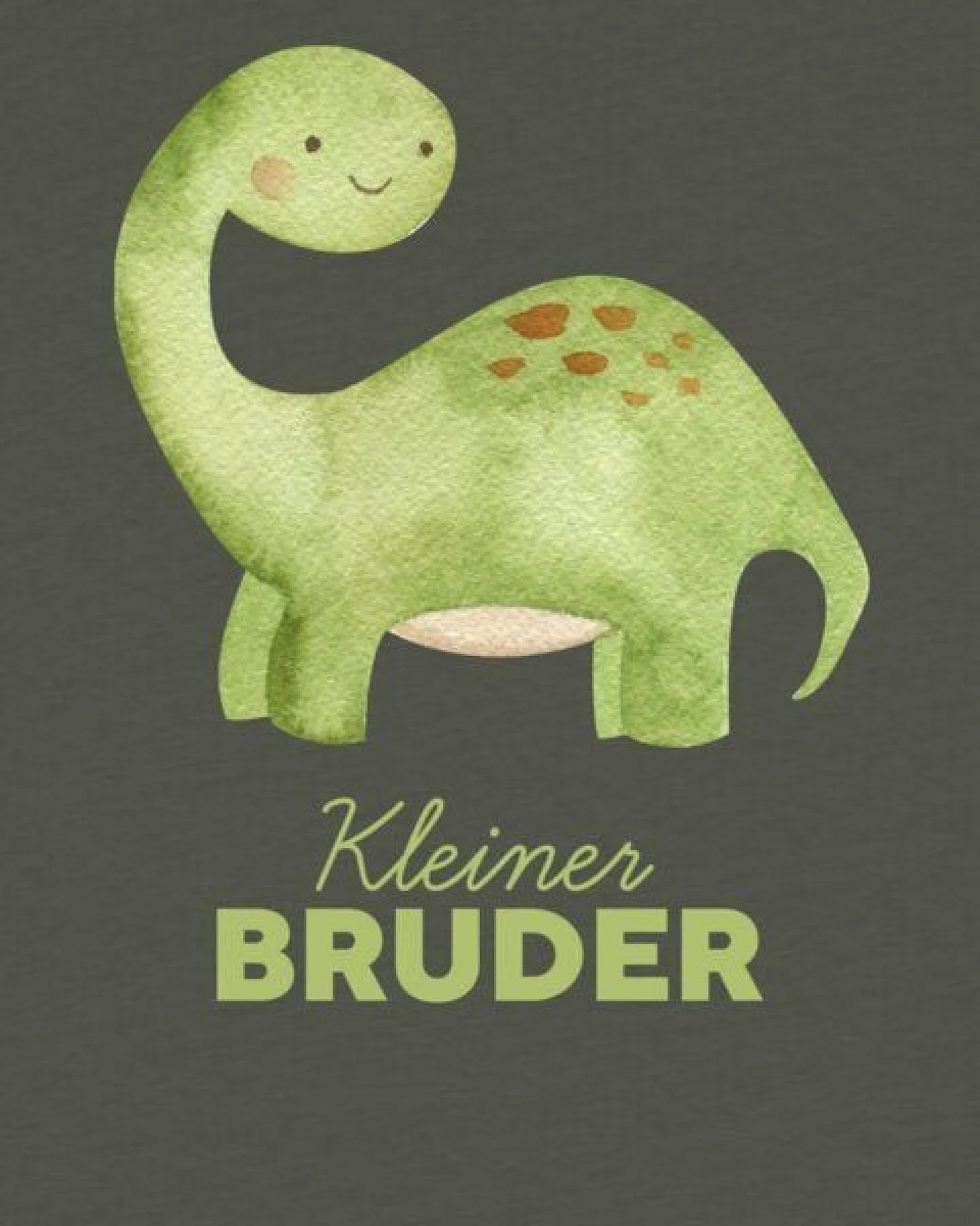 watabout.kids T-Shirt Kinder Dinosaurier 04 Kleiner Bruder – Ansicht 2