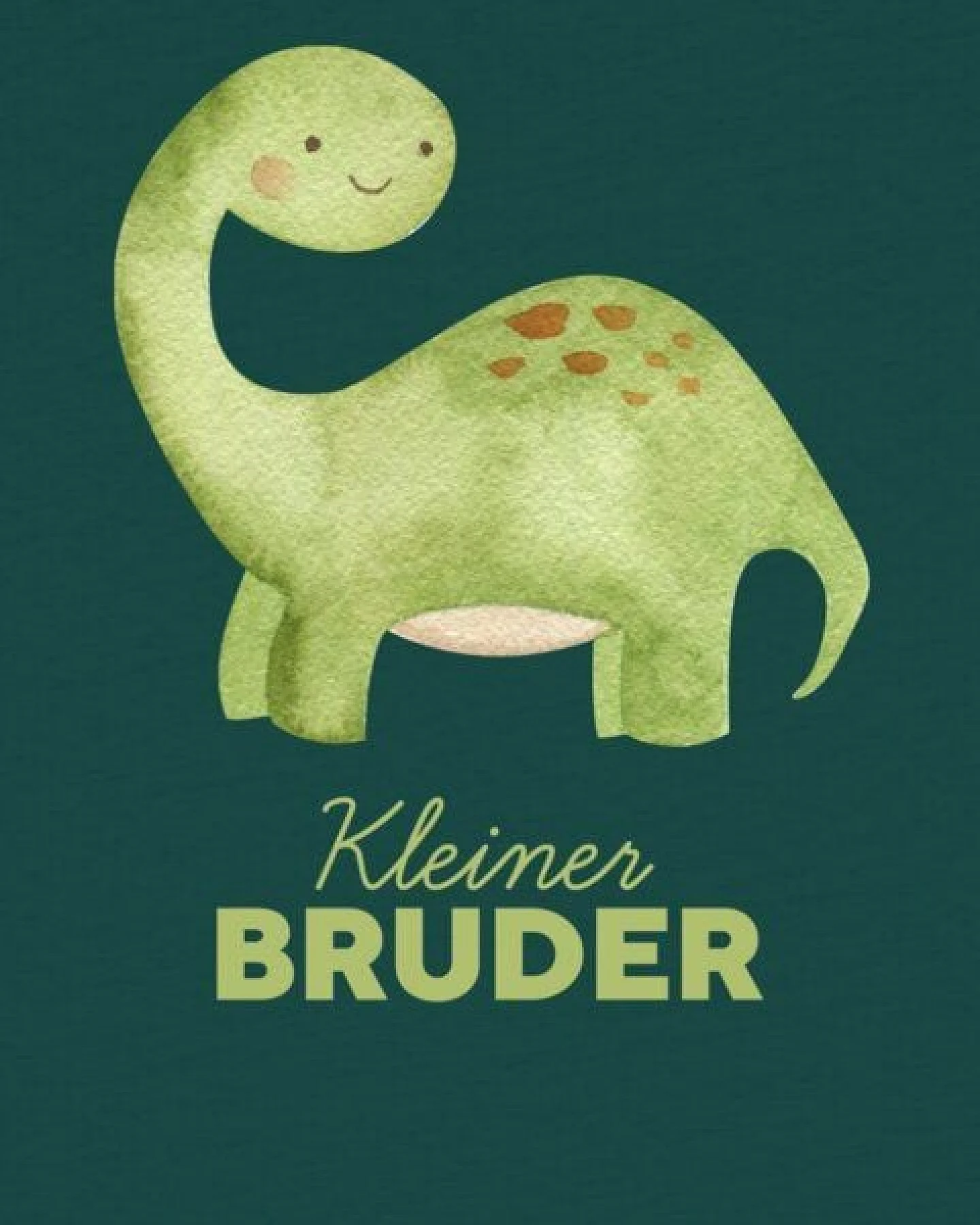 watabout.kids T-Shirt Kinder Dinosaurier 04 Kleiner Bruder – Ansicht 2
