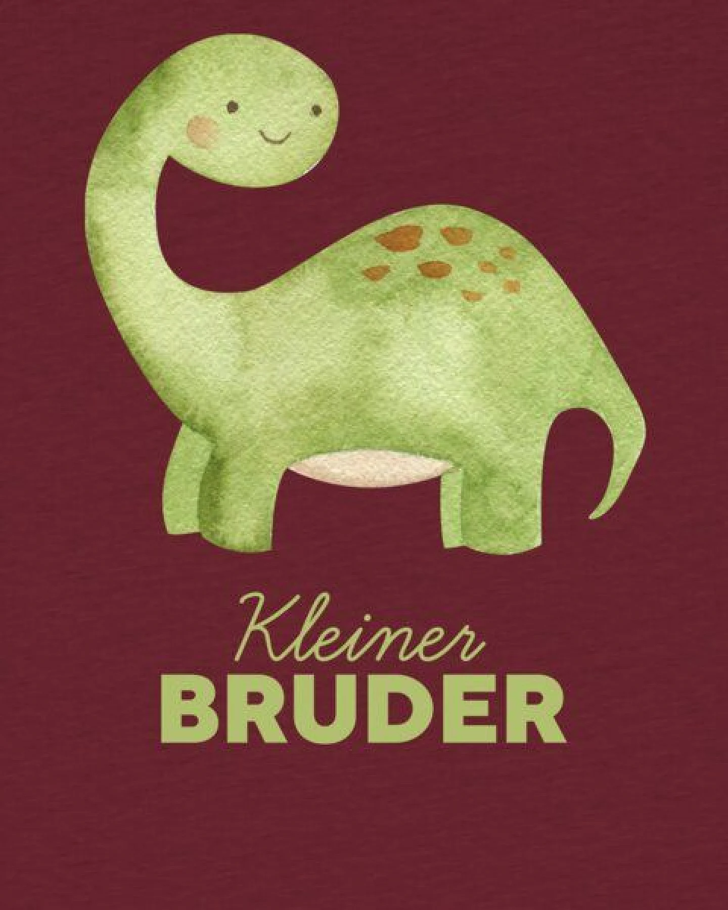 watabout.kids T-Shirt Kinder Dinosaurier 04 Kleiner Bruder – Ansicht 2