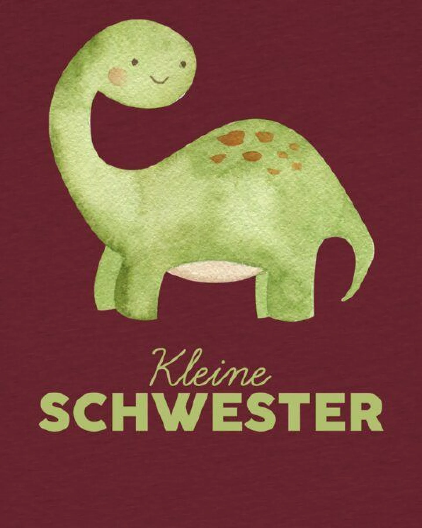 watabout.kids T-Shirt Kinder Dinosaurier 04 Kleine Schwester – Ansicht 2