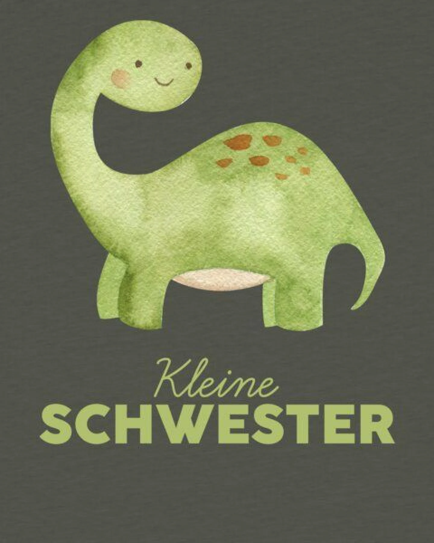 watabout.kids T-Shirt Kinder Dinosaurier 04 Kleine Schwester – Ansicht 2