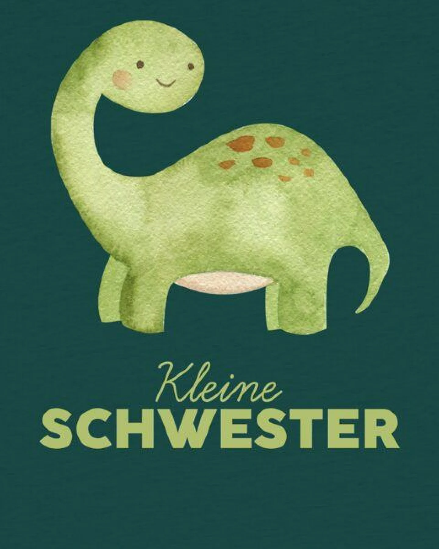 watabout.kids T-Shirt Kinder Dinosaurier 04 Kleine Schwester – Ansicht 2