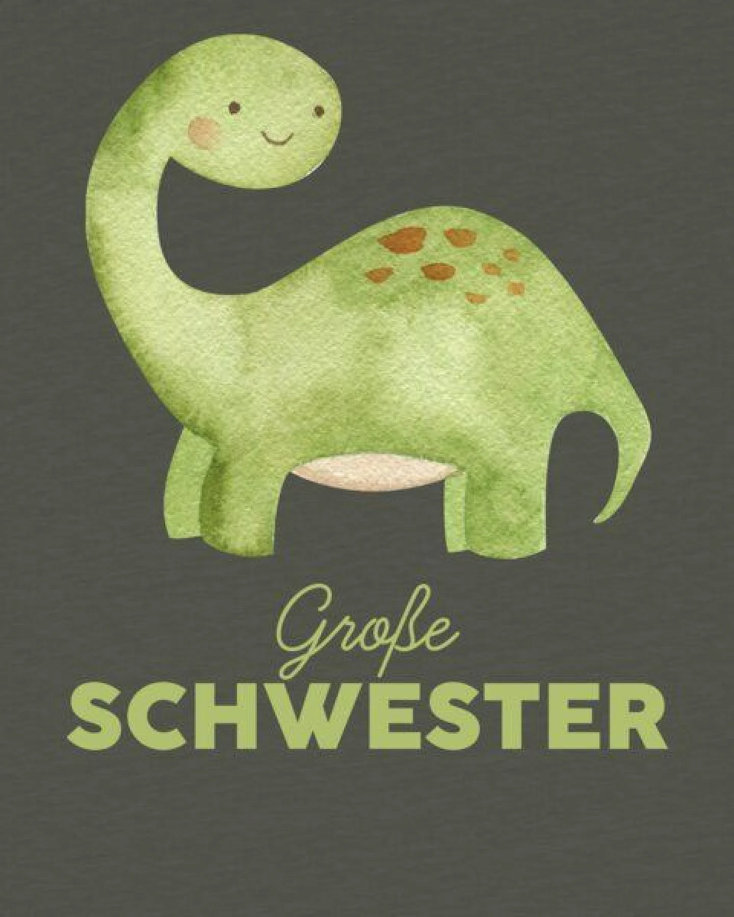 watabout.kids T-Shirt Kinder Dinosaurier 04 Große Schwester – Ansicht 2