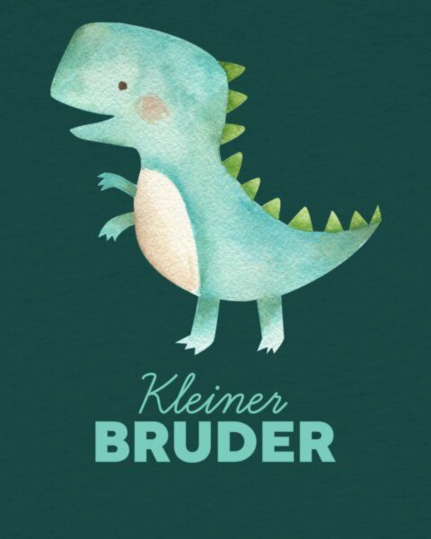 watabout.kids T-Shirt Kinder Dinosaurier 03 Kleiner Bruder – Ansicht 2