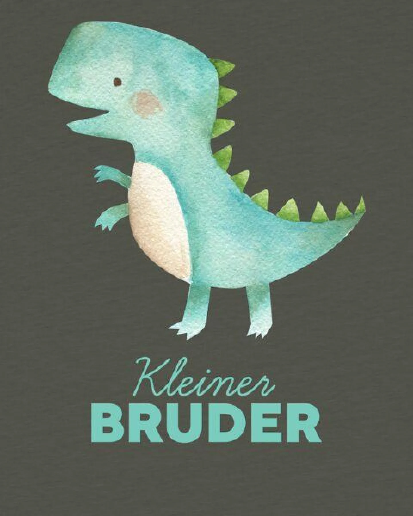 watabout.kids T-Shirt Kinder Dinosaurier 03 Kleiner Bruder – Ansicht 2