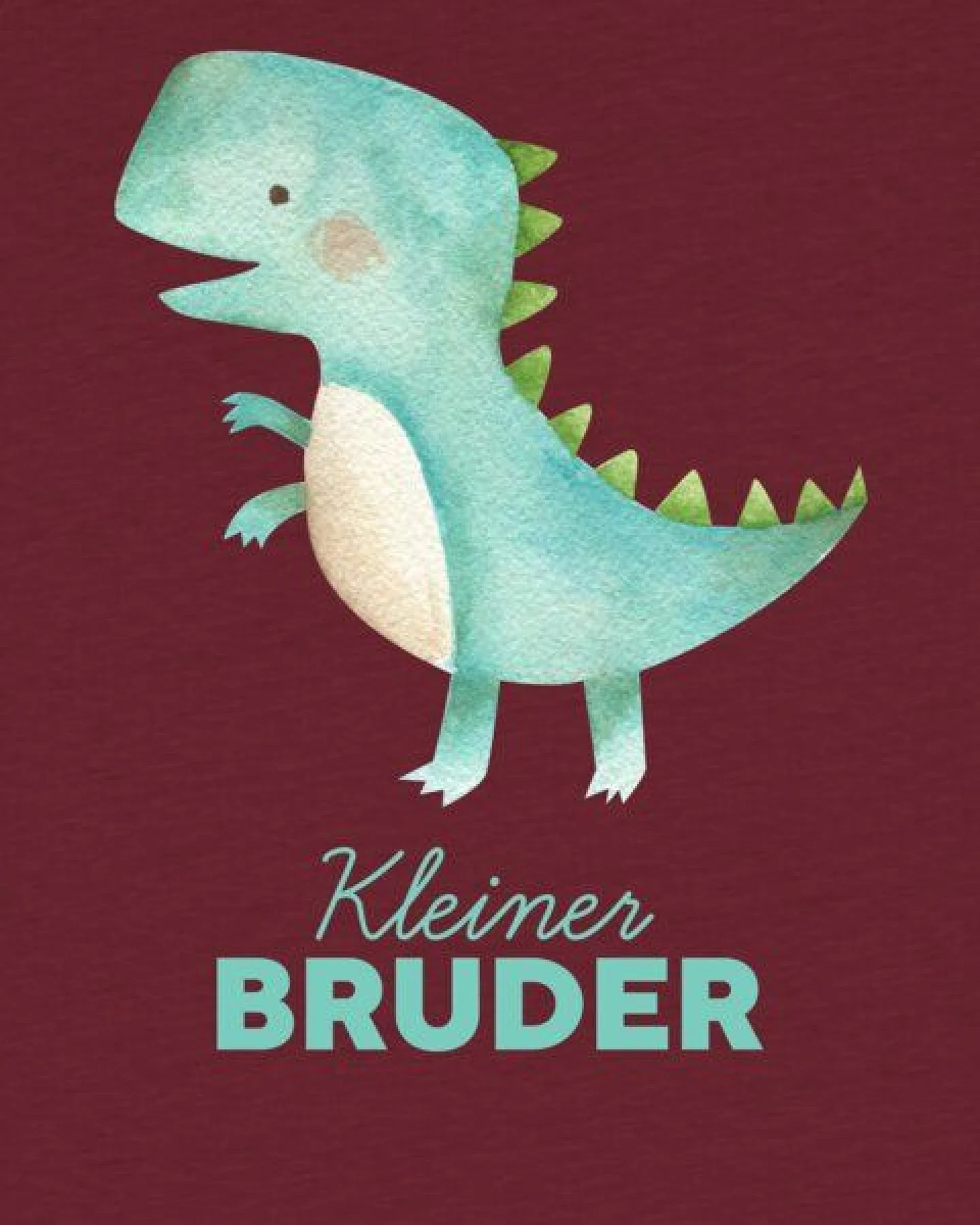 watabout.kids T-Shirt Kinder Dinosaurier 03 Kleiner Bruder – Ansicht 2