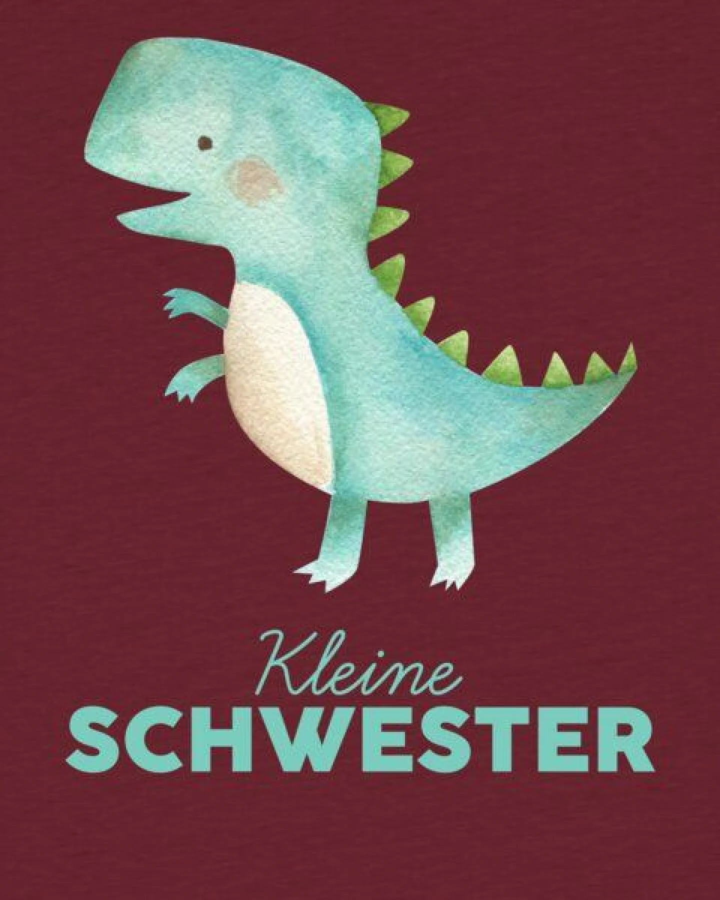 watabout.kids T-Shirt Kinder Dinosaurier 03 Kleine Schwester – Ansicht 2