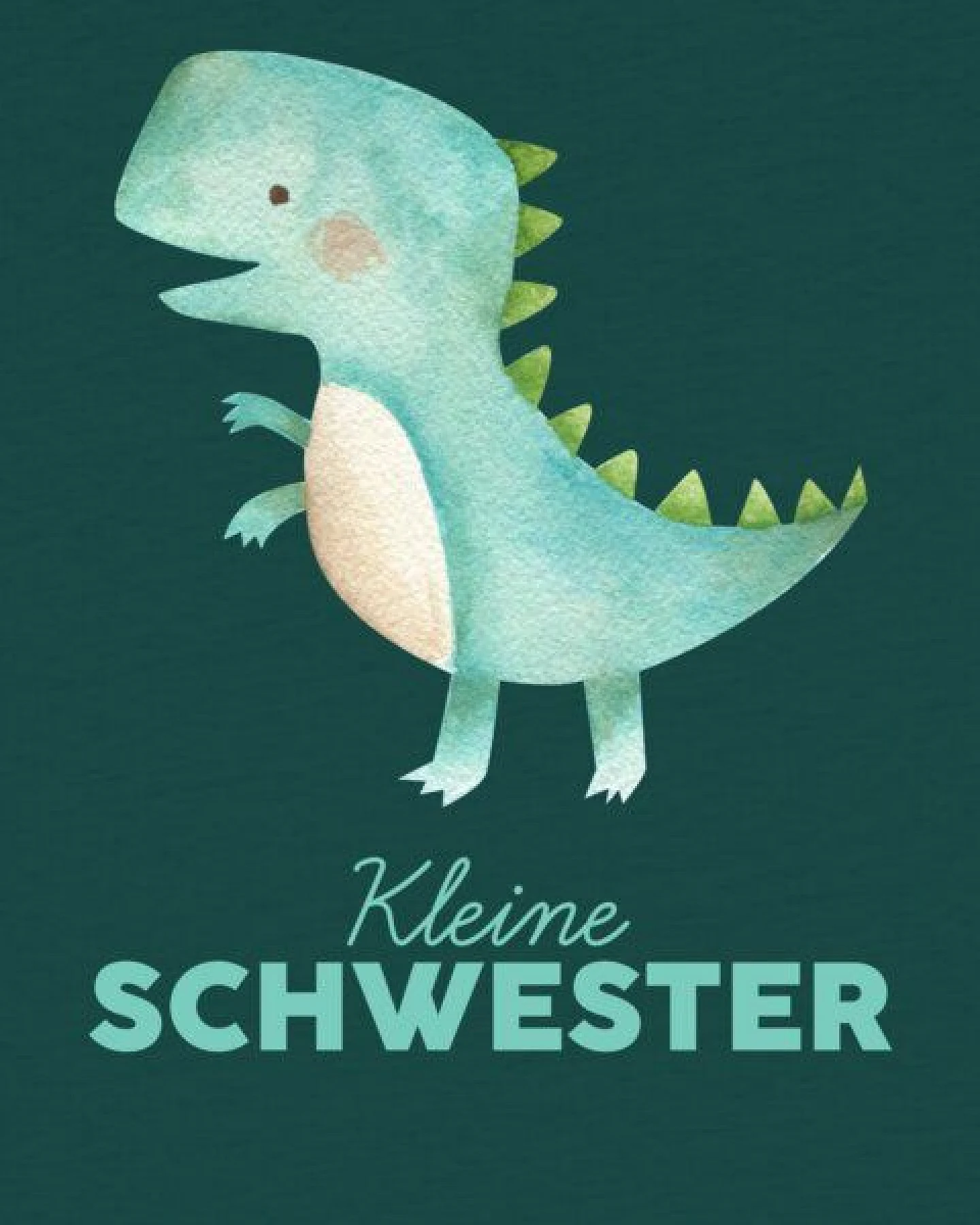 watabout.kids T-Shirt Kinder Dinosaurier 03 Kleine Schwester – Ansicht 2
