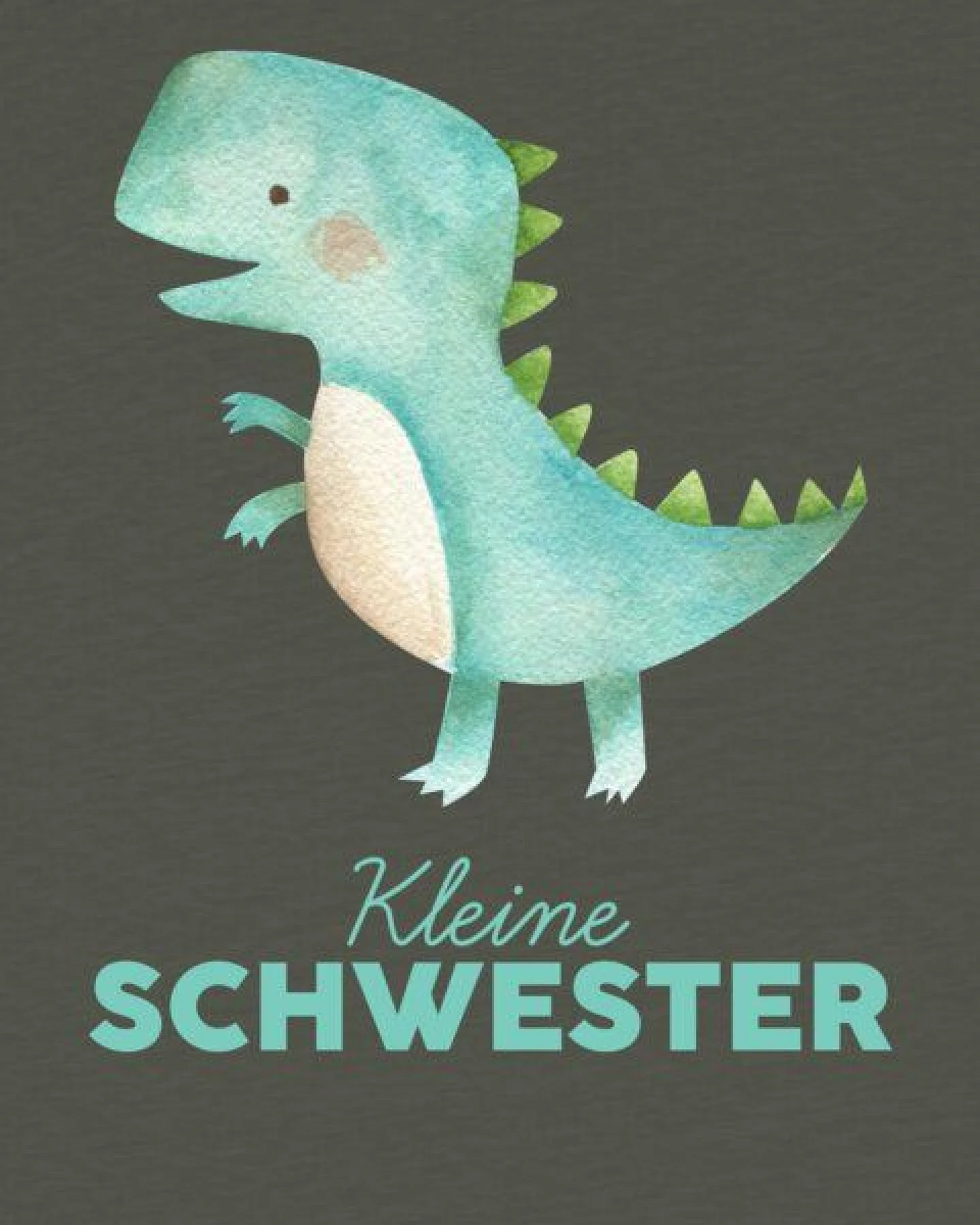 watabout.kids T-Shirt Kinder Dinosaurier 03 Kleine Schwester – Ansicht 2