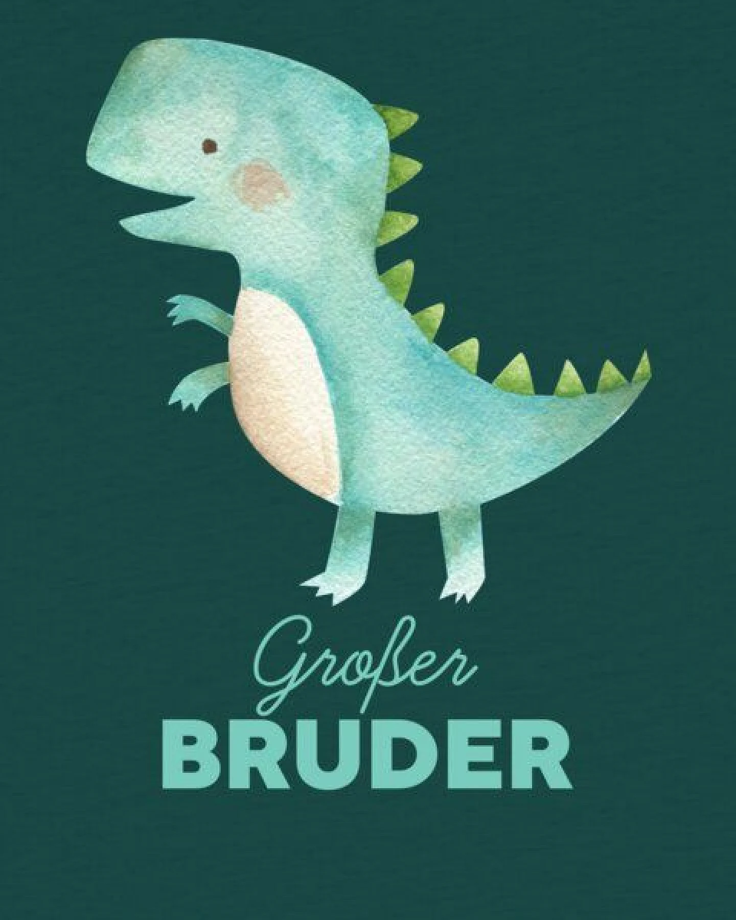 watabout.kids T-Shirt Kinder Dinosaurier 03 Großer Bruder – Ansicht 2