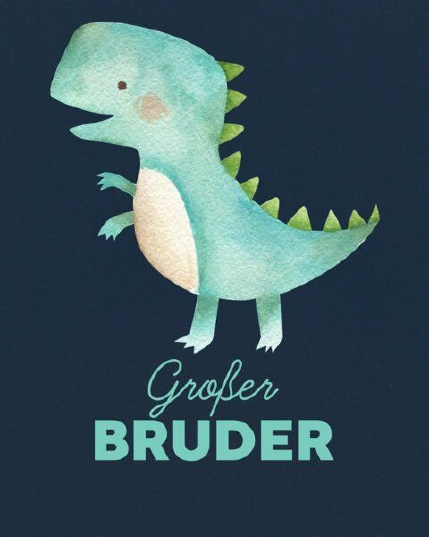 watabout.kids T-Shirt Kinder Dinosaurier 03 Großer Bruder – Ansicht 2