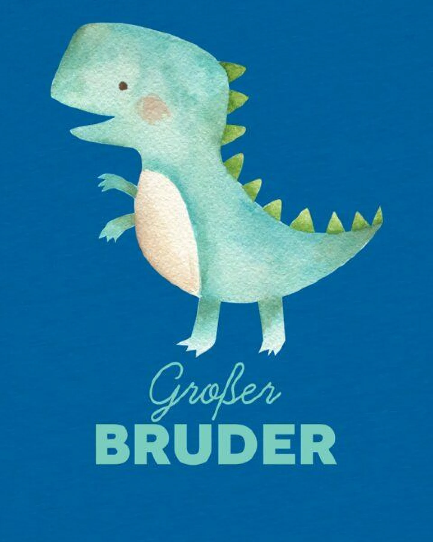 watabout.kids T-Shirt Kinder Dinosaurier 03 Großer Bruder – Ansicht 2