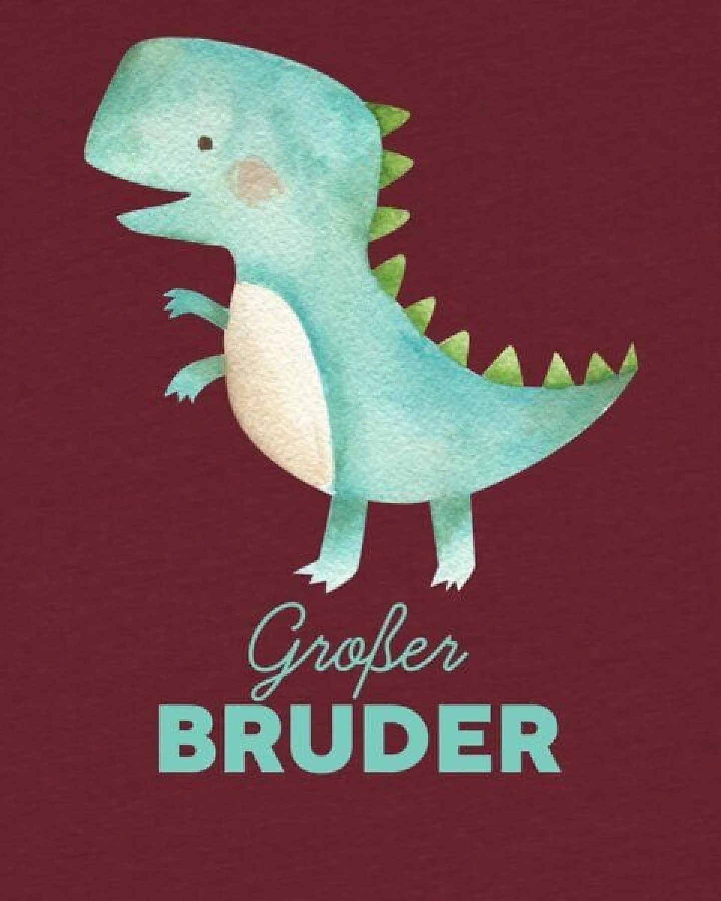 watabout.kids T-Shirt Kinder Dinosaurier 03 Großer Bruder – Ansicht 2