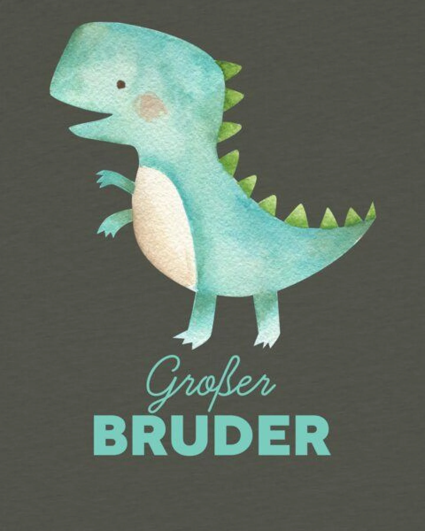 watabout.kids T-Shirt Kinder Dinosaurier 03 Großer Bruder – Ansicht 2