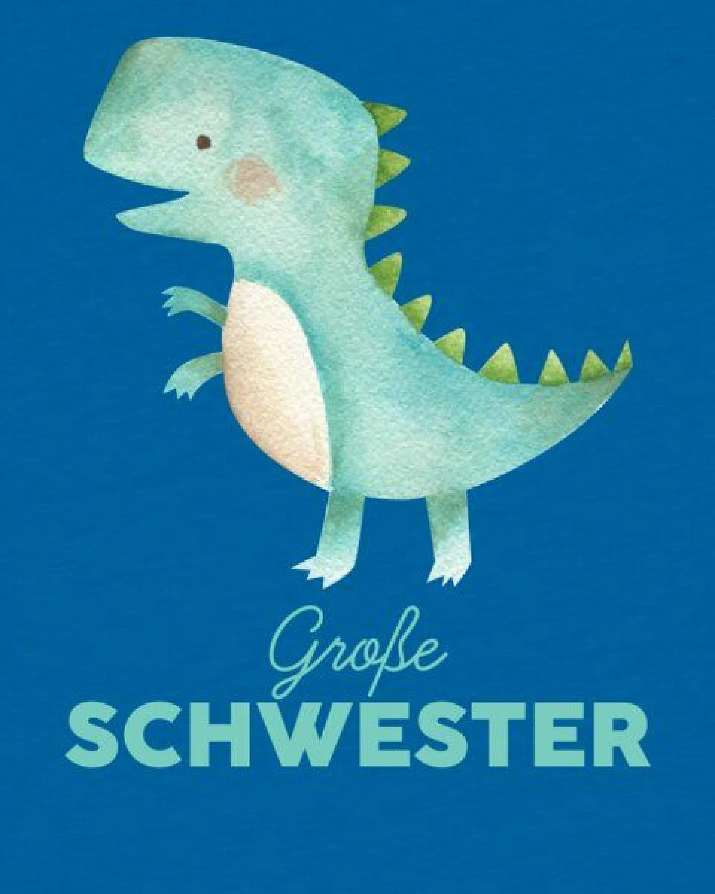 watabout.kids T-Shirt Kinder Dinosaurier 03 Große Schwester – Ansicht 2