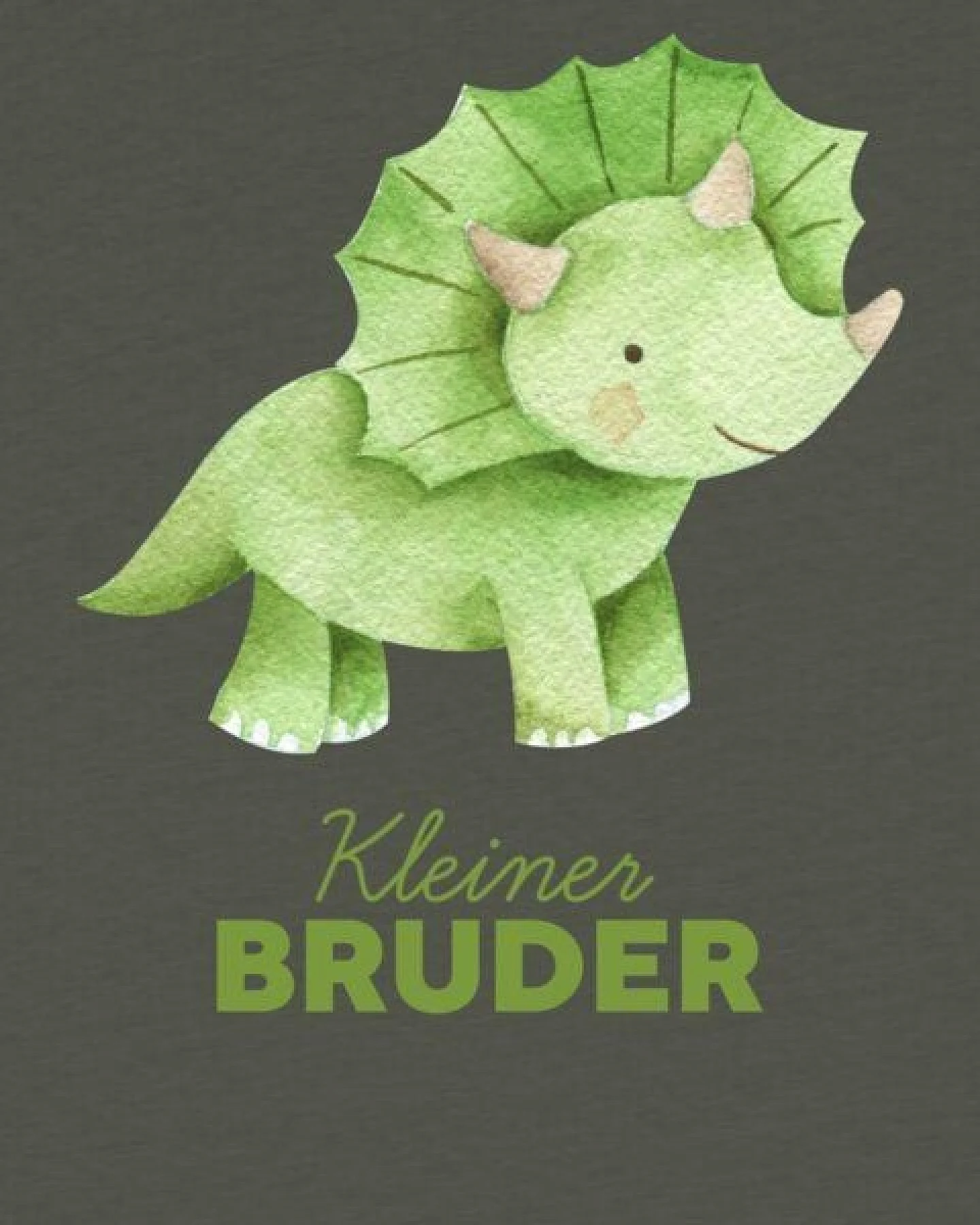 watabout.kids T-Shirt Kinder Dinosaurier 01 Kleiner Bruder – Ansicht 2