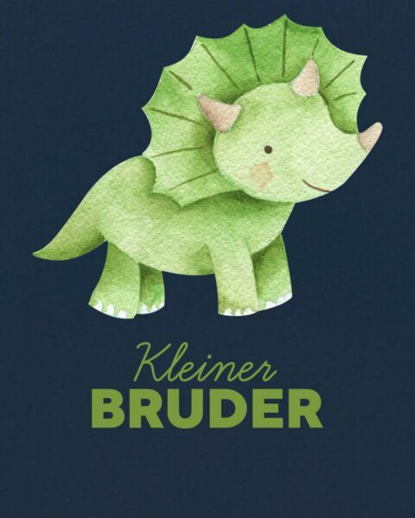 watabout.kids T-Shirt Kinder Dinosaurier 01 Kleiner Bruder – Ansicht 2