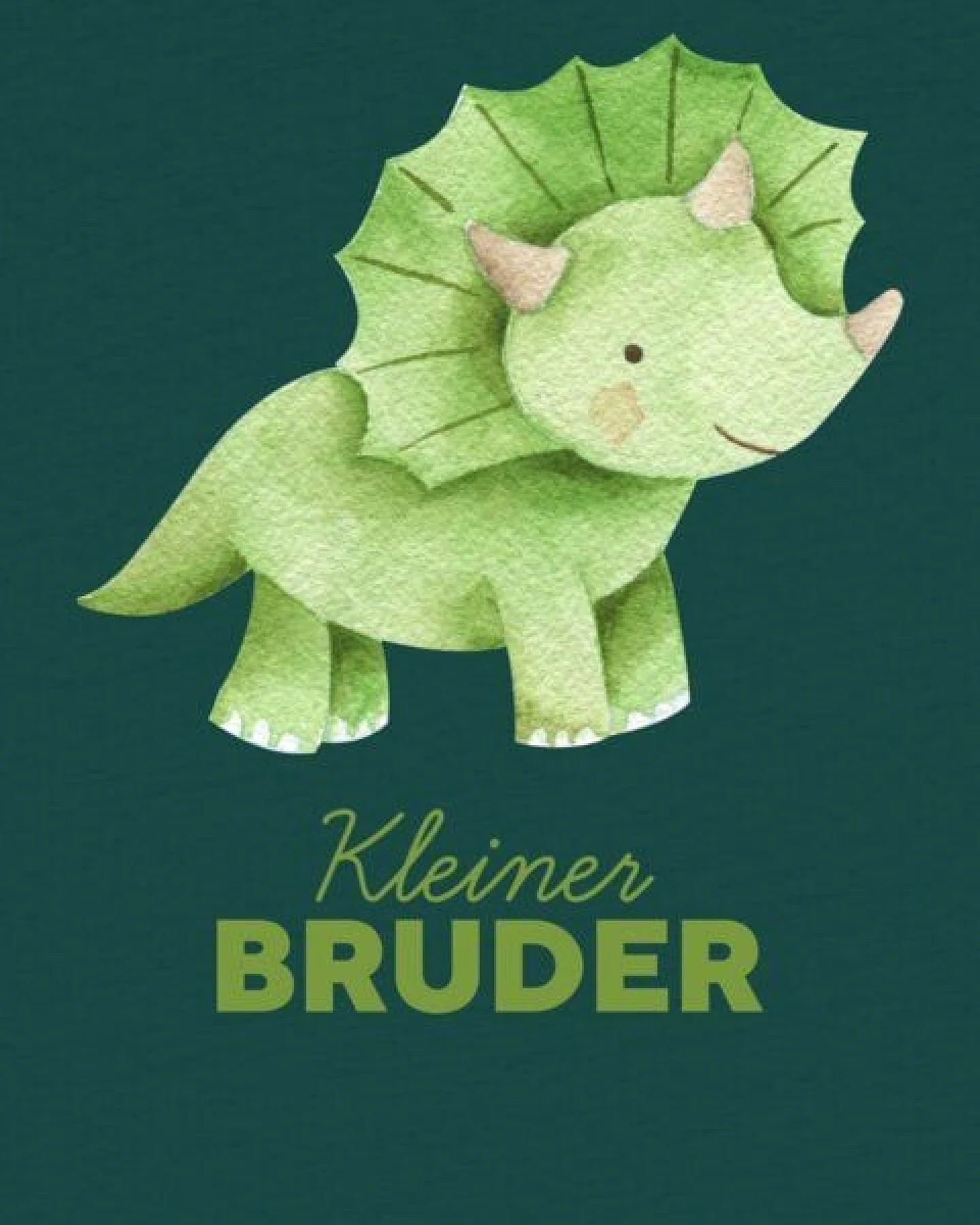 watabout.kids T-Shirt Kinder Dinosaurier 01 Kleiner Bruder – Ansicht 2