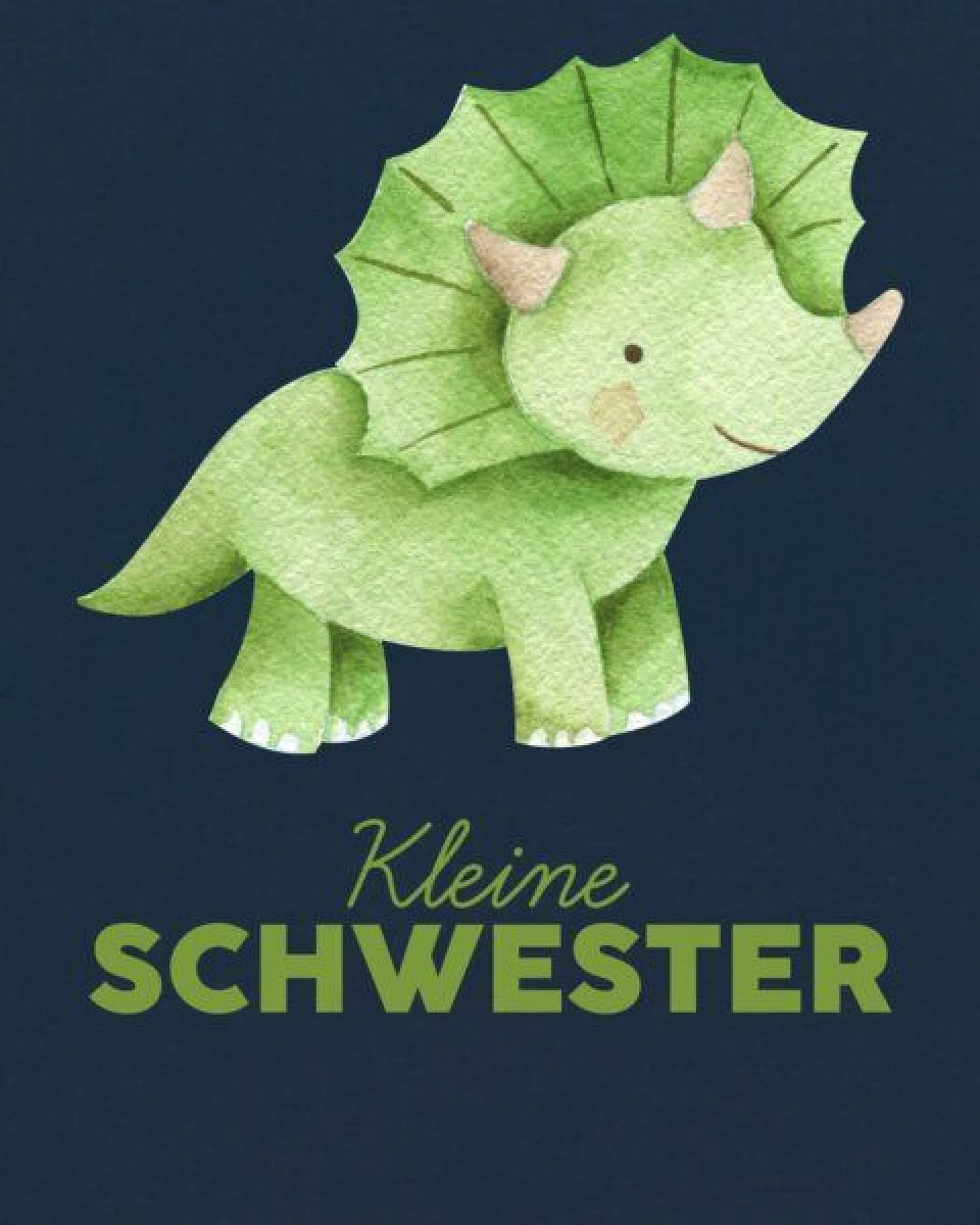 watabout.kids T-Shirt Kinder Dinosaurier 01 Kleine Schwester – Ansicht 2