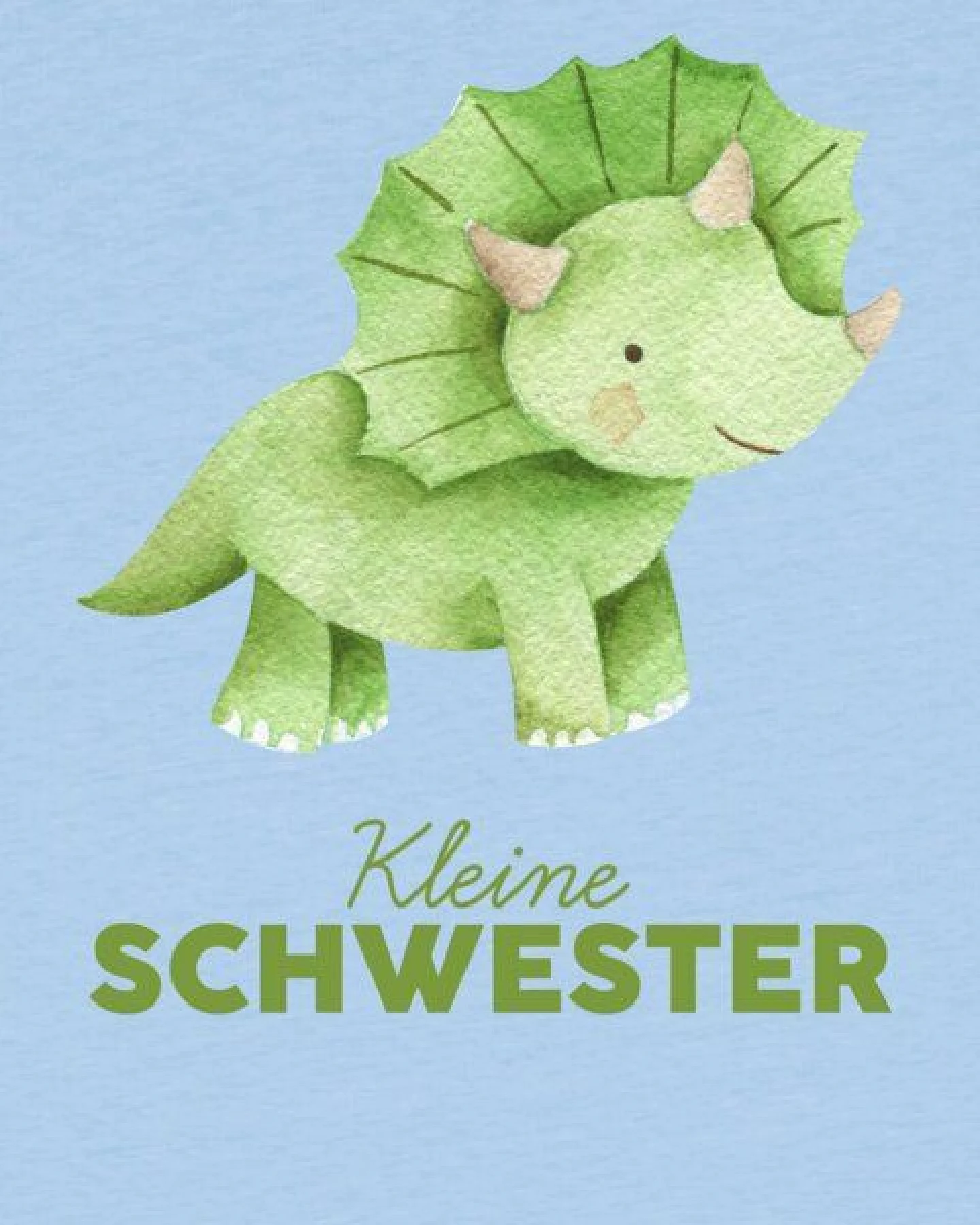 watabout.kids T-Shirt Kinder Dinosaurier 01 Kleine Schwester – Ansicht 2