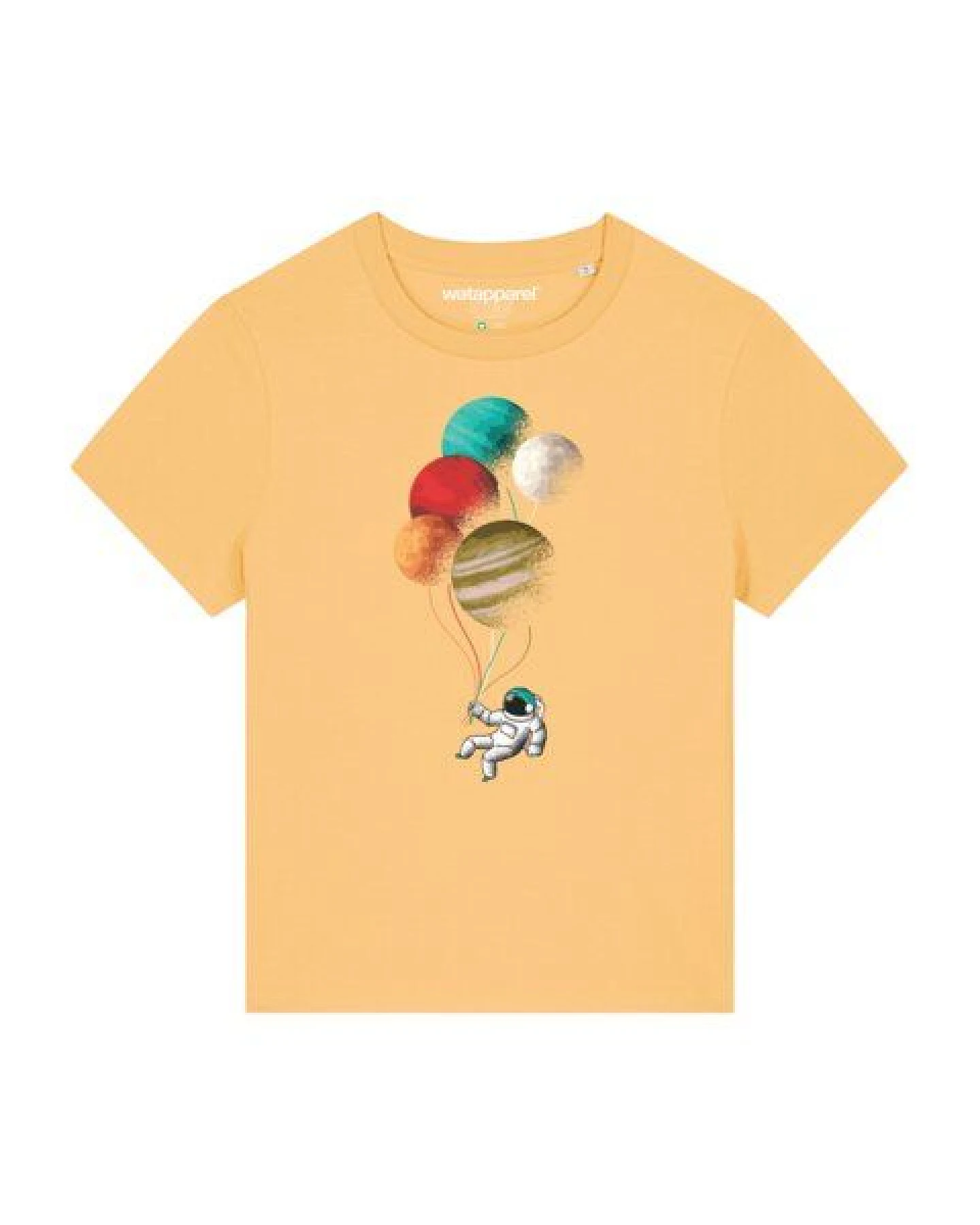 watapparel T-Shirt Frauen Balloon Spaceman – Ansicht 2