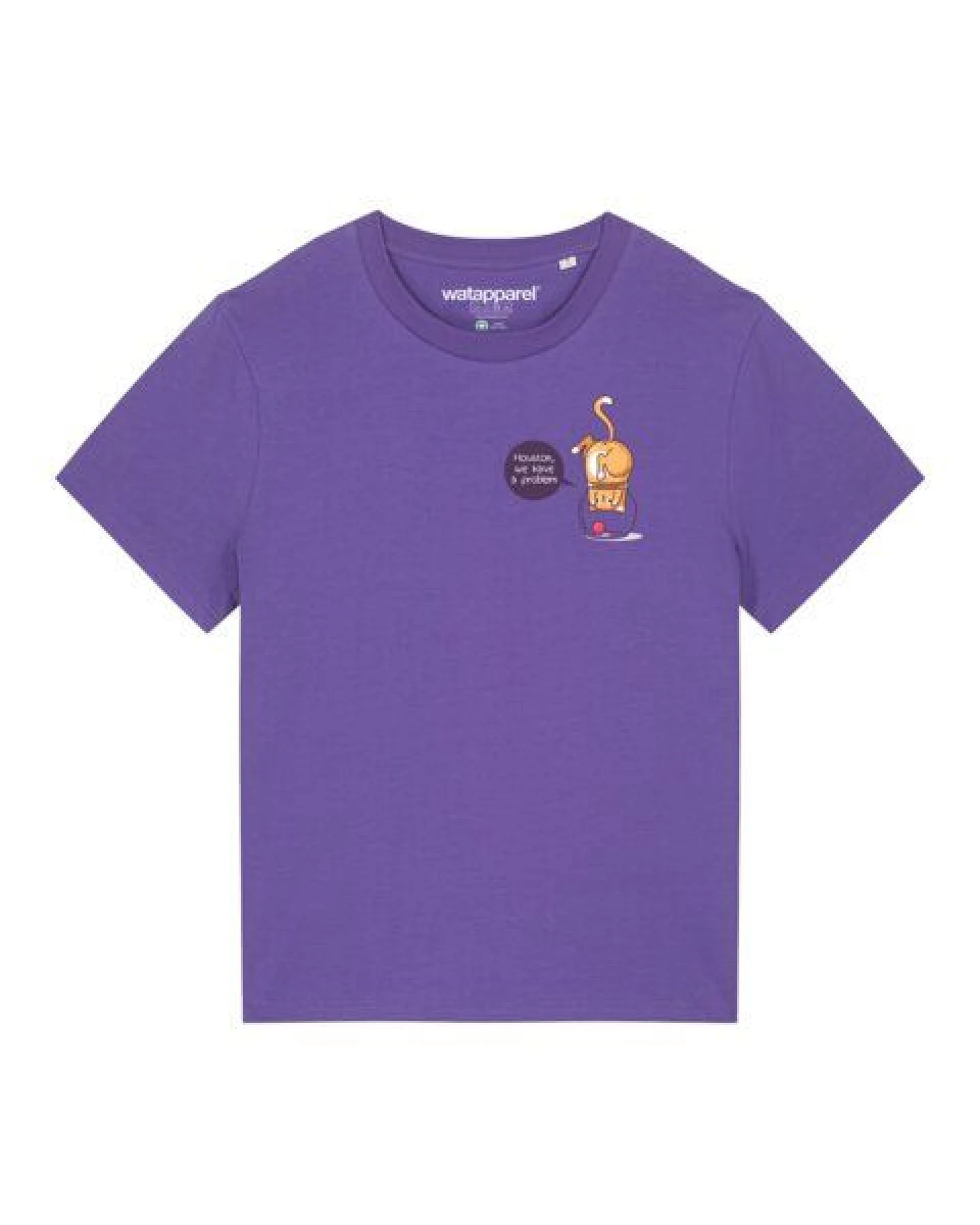 watapparel T-Shirt Frauen Funny Cat – Ansicht 2