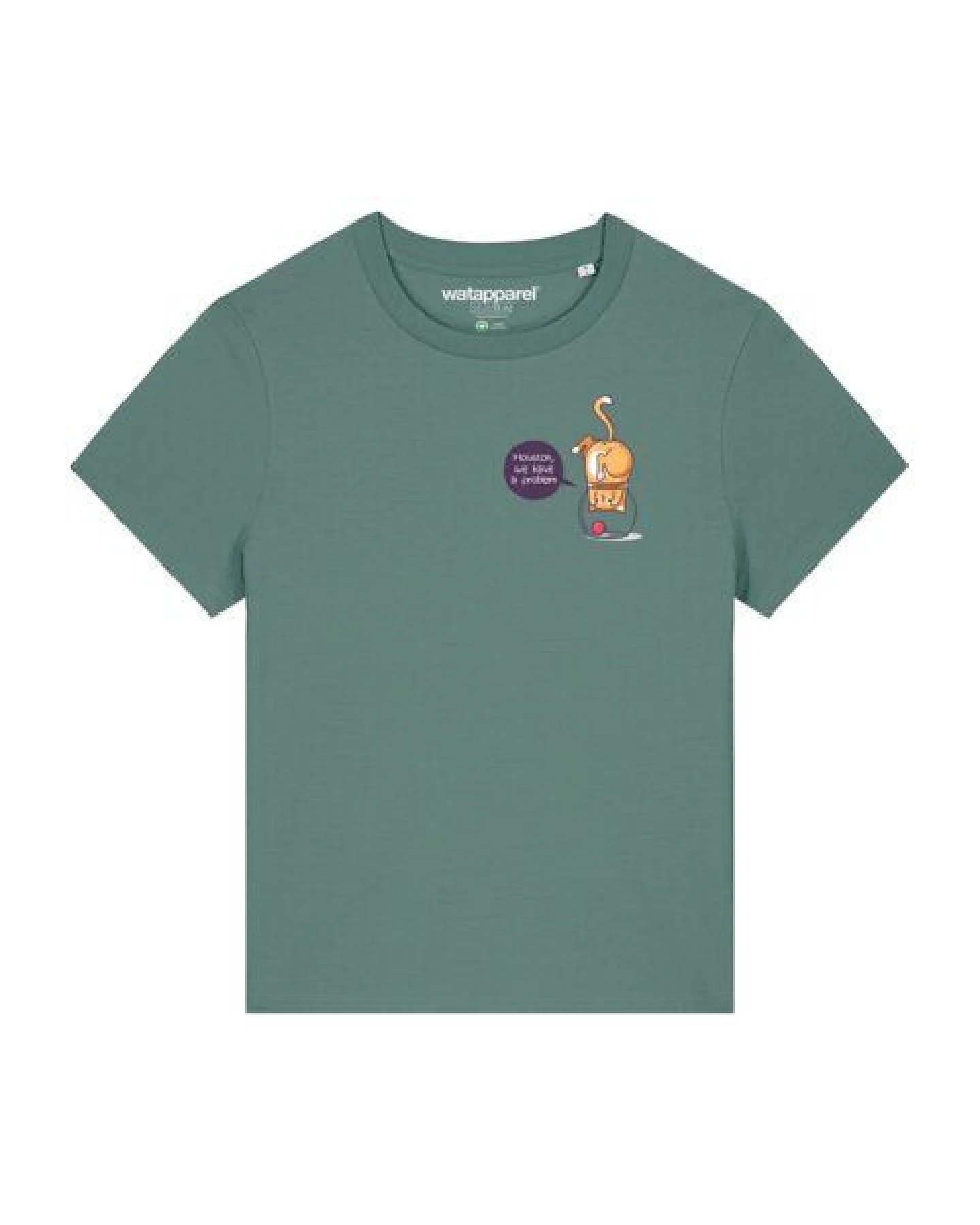 watapparel T-Shirt Frauen Funny Cat – Ansicht 2